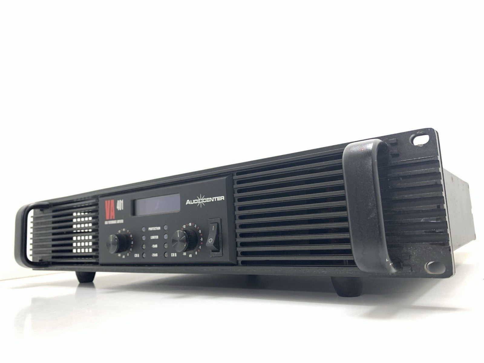 AUDIOCENTER VA-401 Pro Power Amplifier 2x400 Watts RMS 2U Class AB LCD GOOD LOOK
