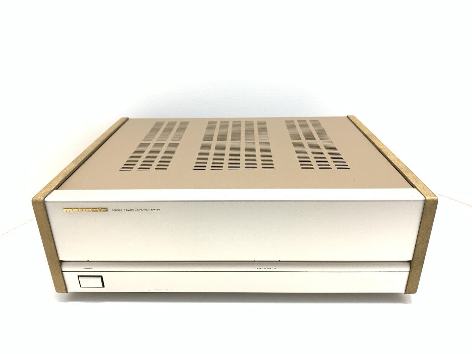MARANTZ SM 80 Stereo Power Amplifier 2X 100Watts RMS Vintage 1990 WORK Good Look