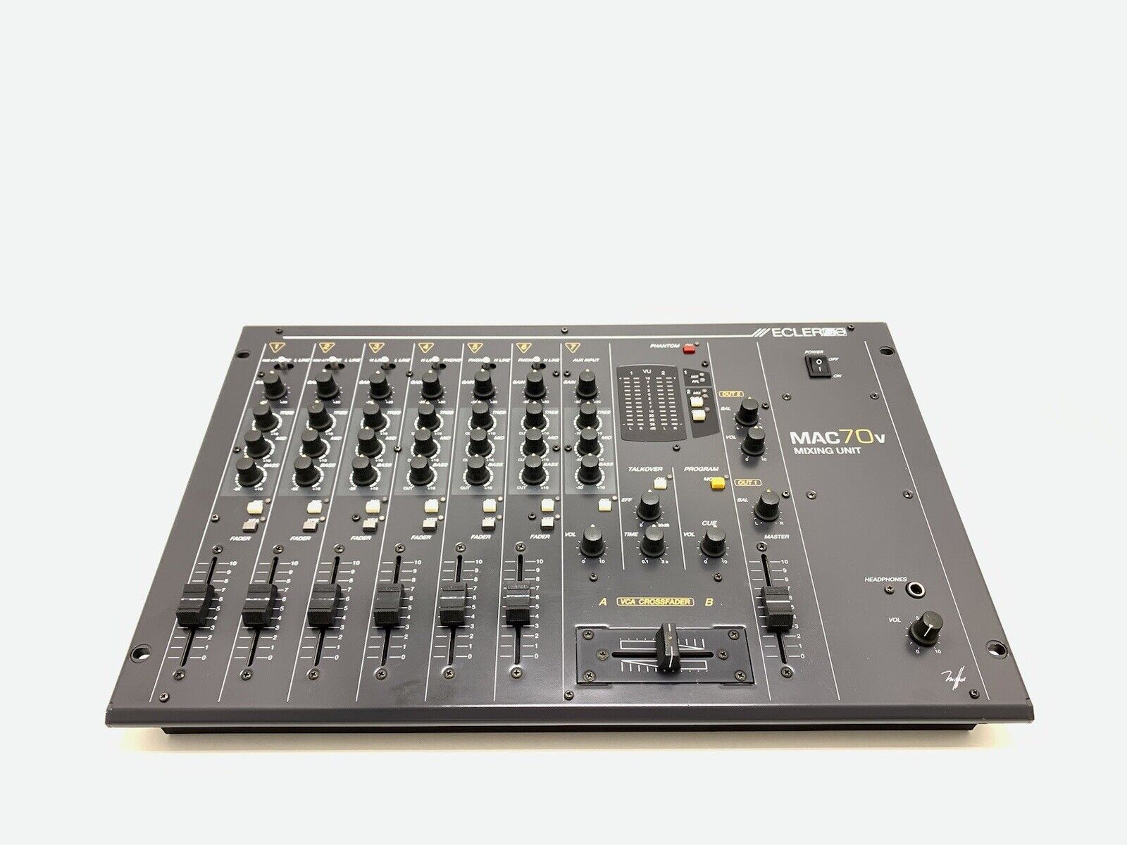 ECLER MAC 70V Professional Hi Fi DJ PRO MIXER 7 Input WORK Perfect Good Look