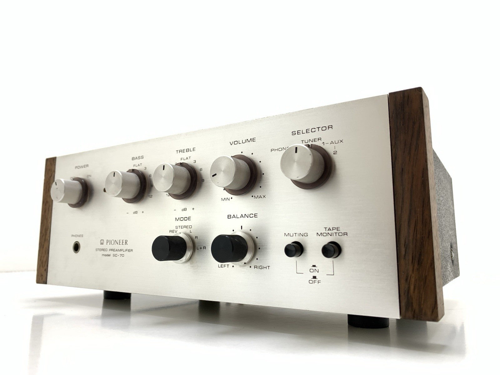 PIONEER Model SC 70 / SC-700 Stereo Pre Amplifier Vintage 1969 WORKING Good Look