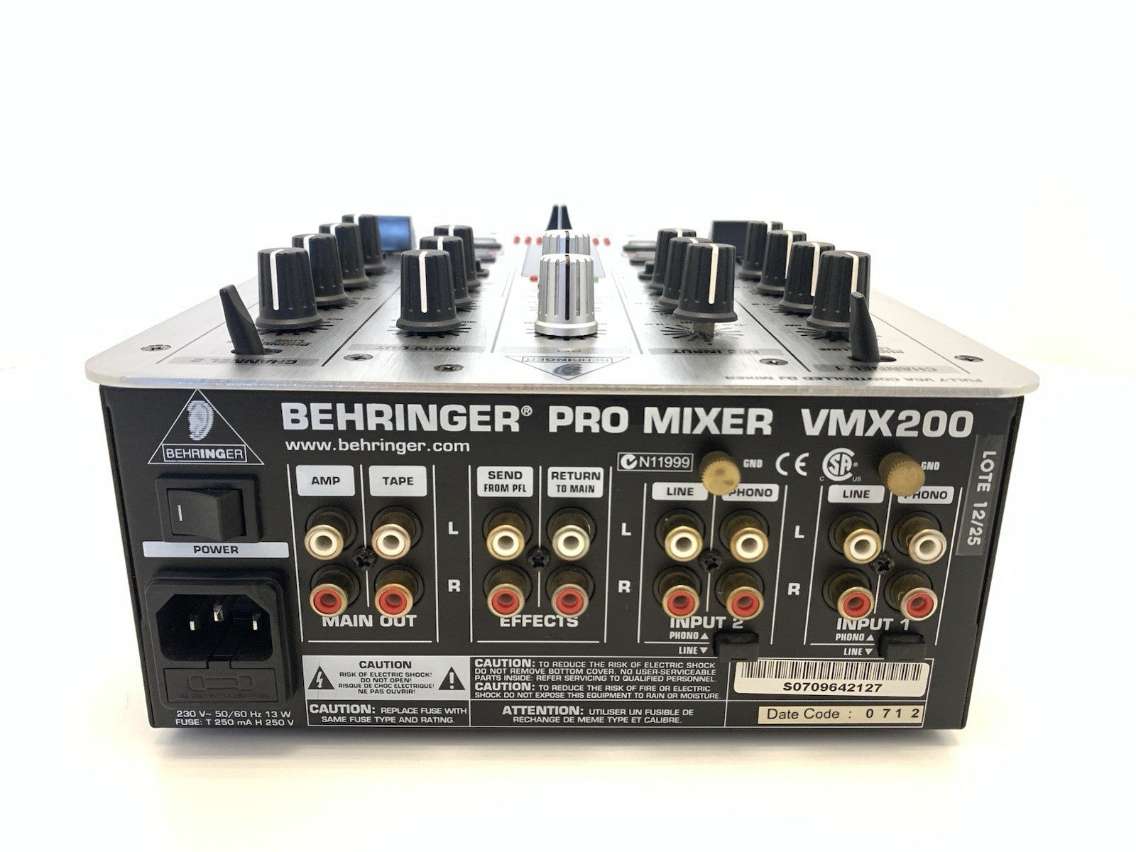 BEHRINGER Professional PRO MIXER VMX 200 Efects Multi-FX Processor WORK GoodLook