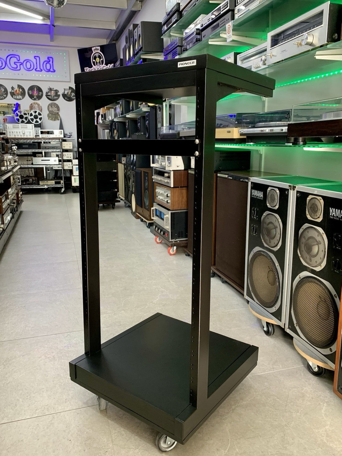 PIONEER JA-R2S BLACK SPEC Audio Rack 19" Wheeels (Replica 1:1) 21 Rack Units NEW