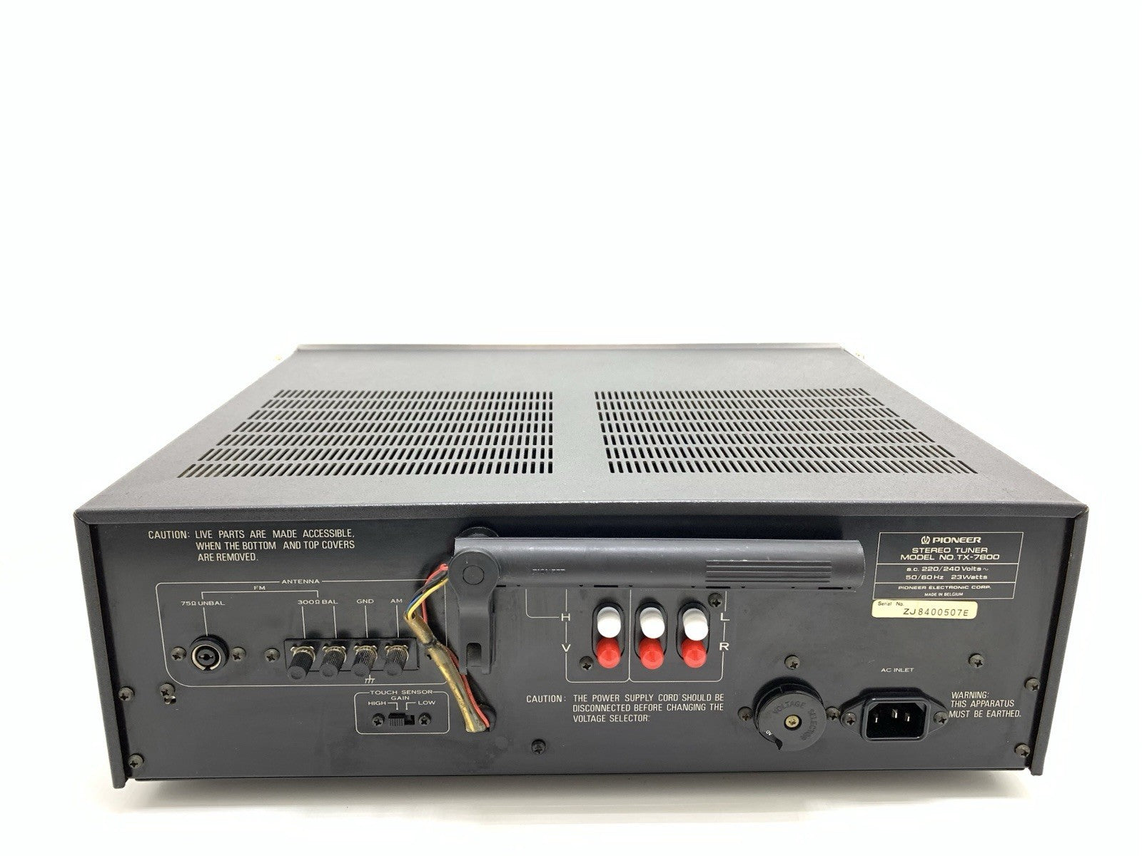 PIONEER TX 7800 AM/FM Stereo Tuner Rack Handless 19" Vintage 1979 WORK Good Look