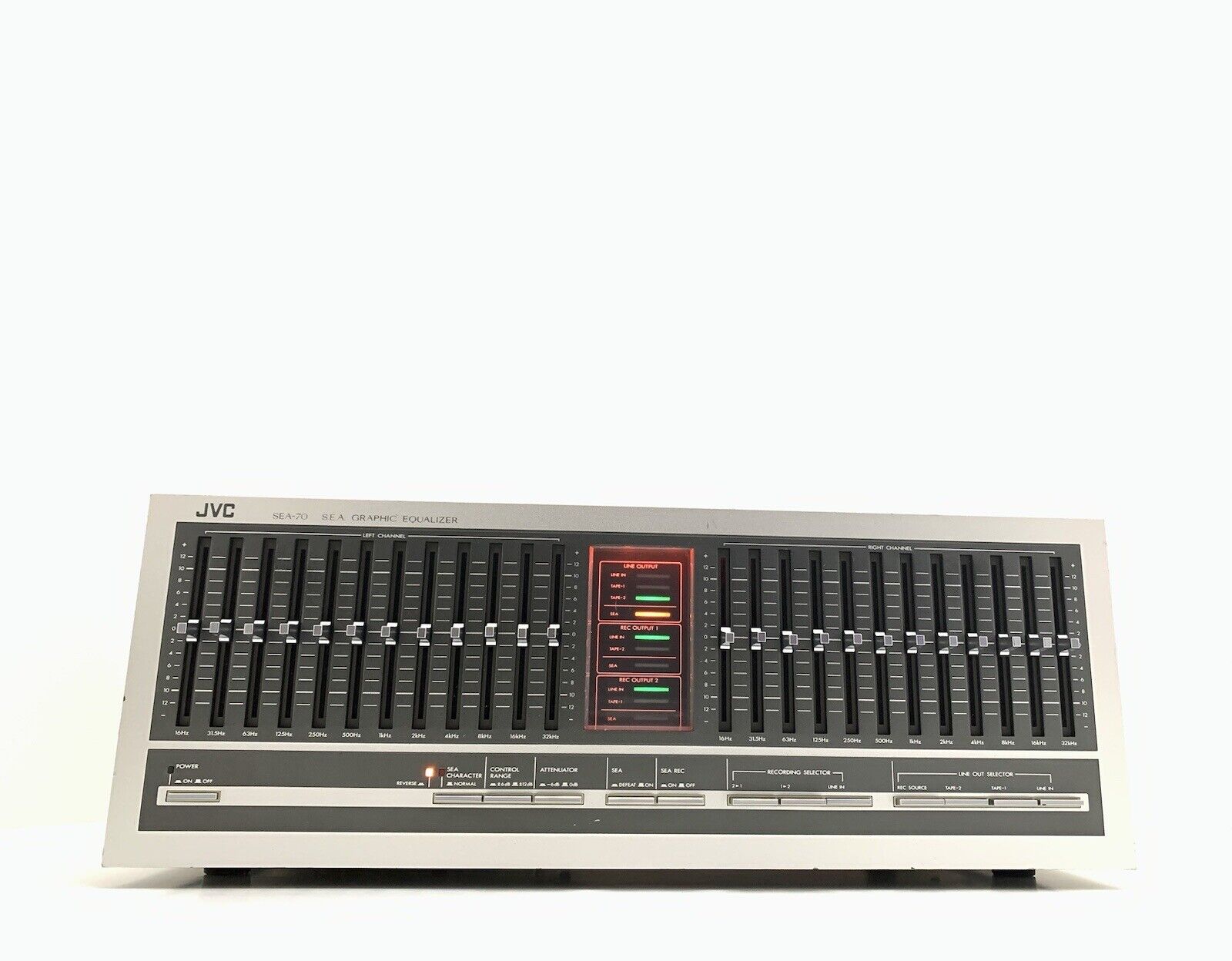 JVC SEA 70 Stereo Graphic Equalizer 12 Bands Hi End Vintage 1980 Work Good Look