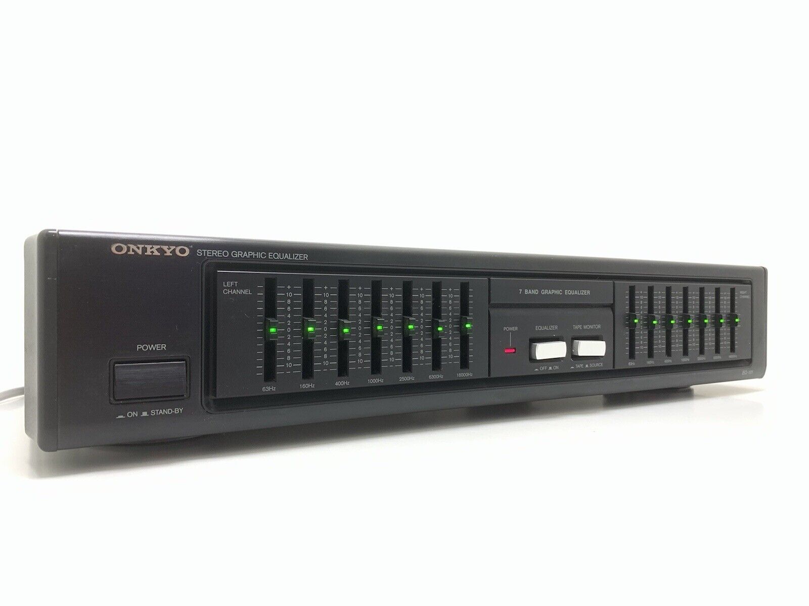 ONKYO EQ 101 Stereo Graphic Equalizer 7 Bands Vintage 1991 Work Hi Fi Good Look