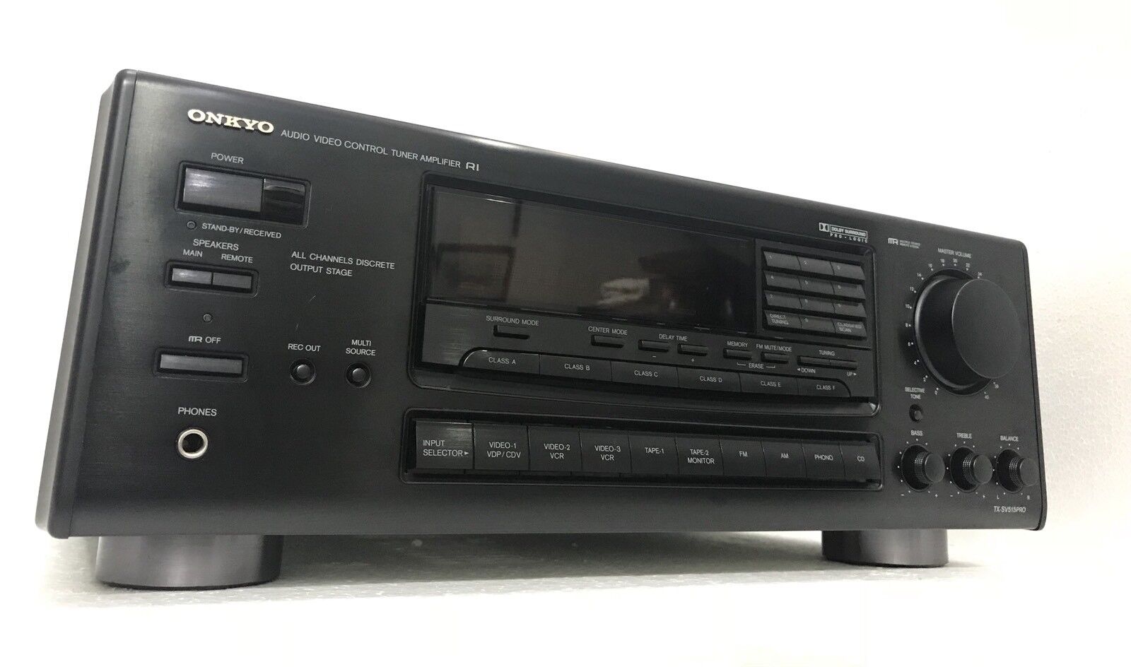 ONKYO TX-SV515PRO 5 Channel AUDIO VÍDEO Receiver 290 Watts Vintage 1993 Like New