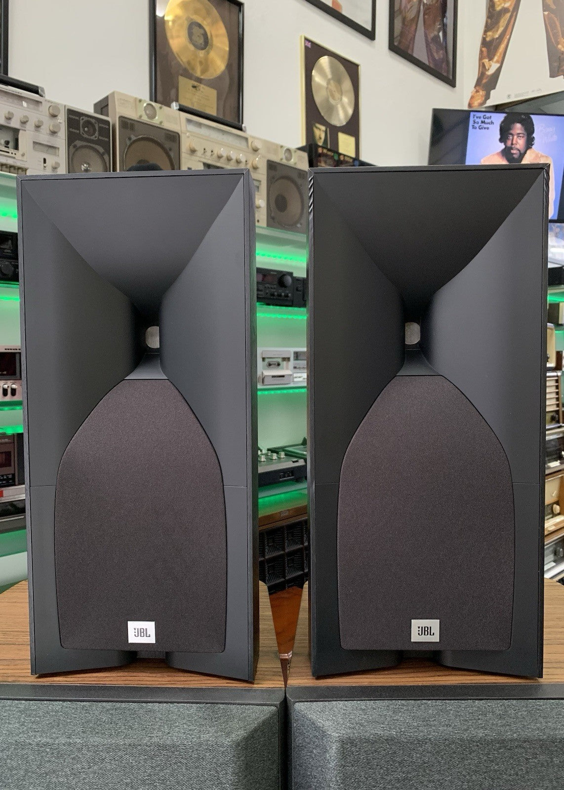 JBL Studio 530 Monitor Speakers 2 Way 125 Watts RMS Vintage WORK Good Look