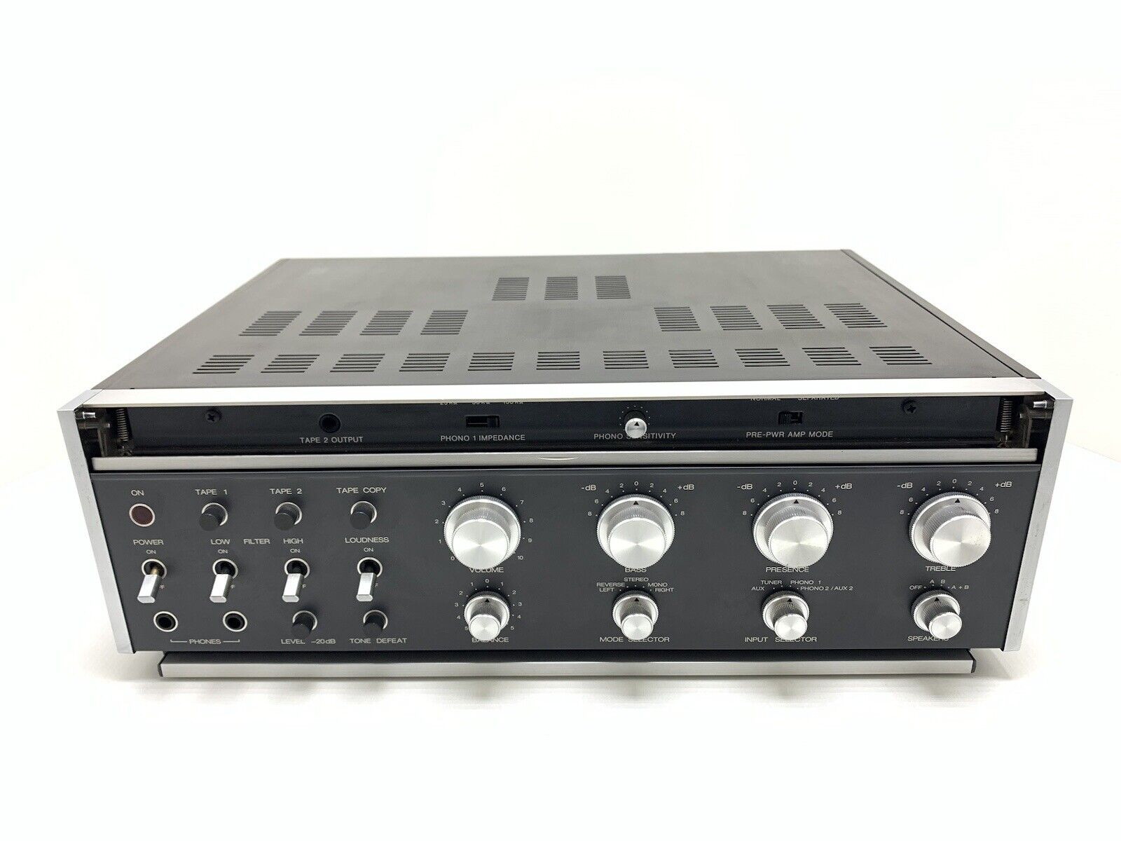 REVOX B-750 MKII Hig End Stereo Amplifier 80 W RMS Vintage 1978 WORK Good Look