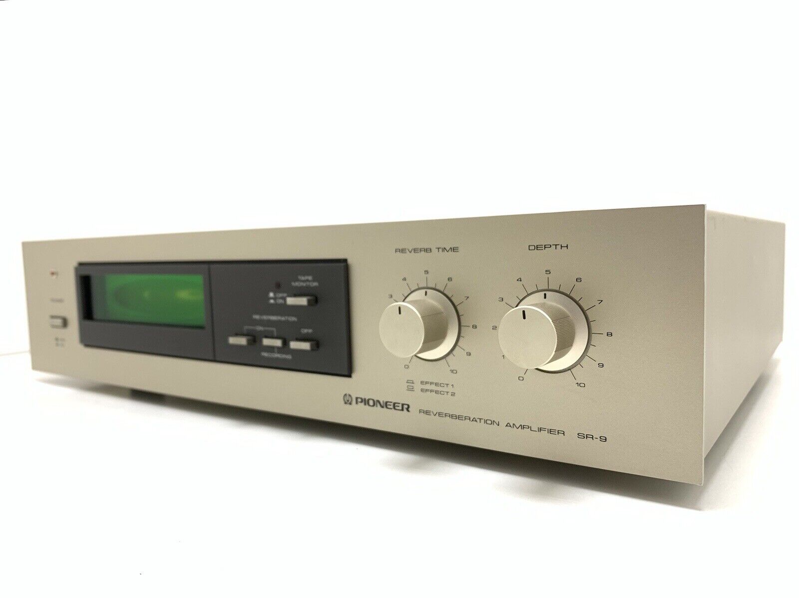 PIONEER Stereo REVERBERATION AMPLIFIER SR-9 Vintage 1982 WORK Perfect Good Look
