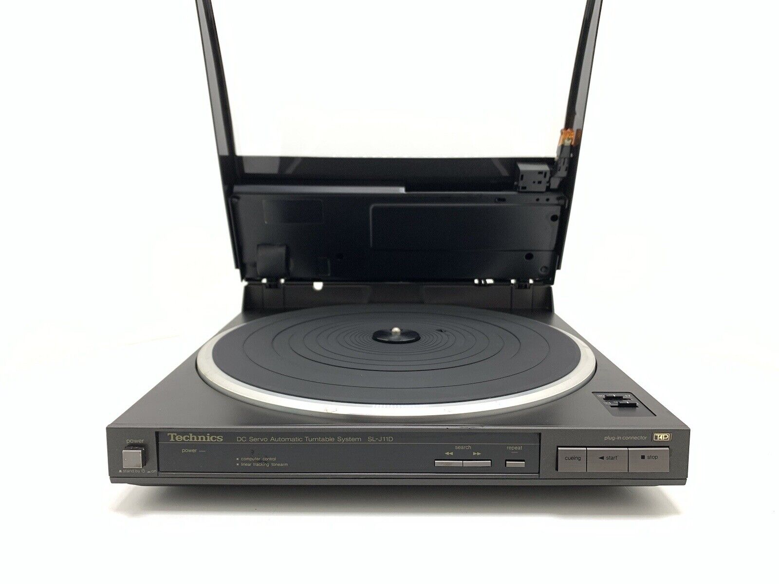 TECHNICS SL J11 D Belt Drive Linear Track Turntable  Vintage 1985 Work Good Look
