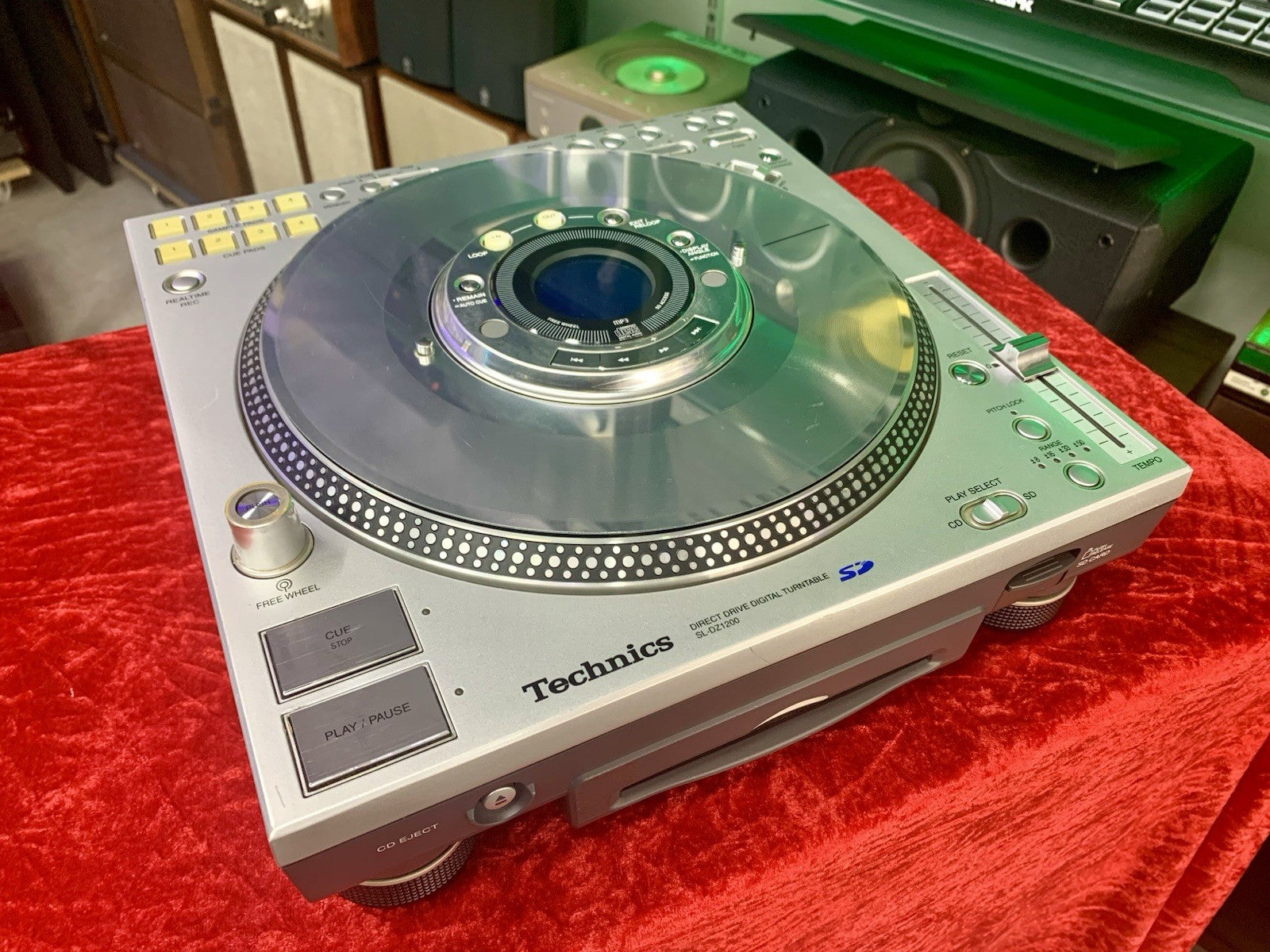 TECHNICS SL DZ1200 CDJ Stereo Compact Disc Player Vintage 2004 Working Good Look