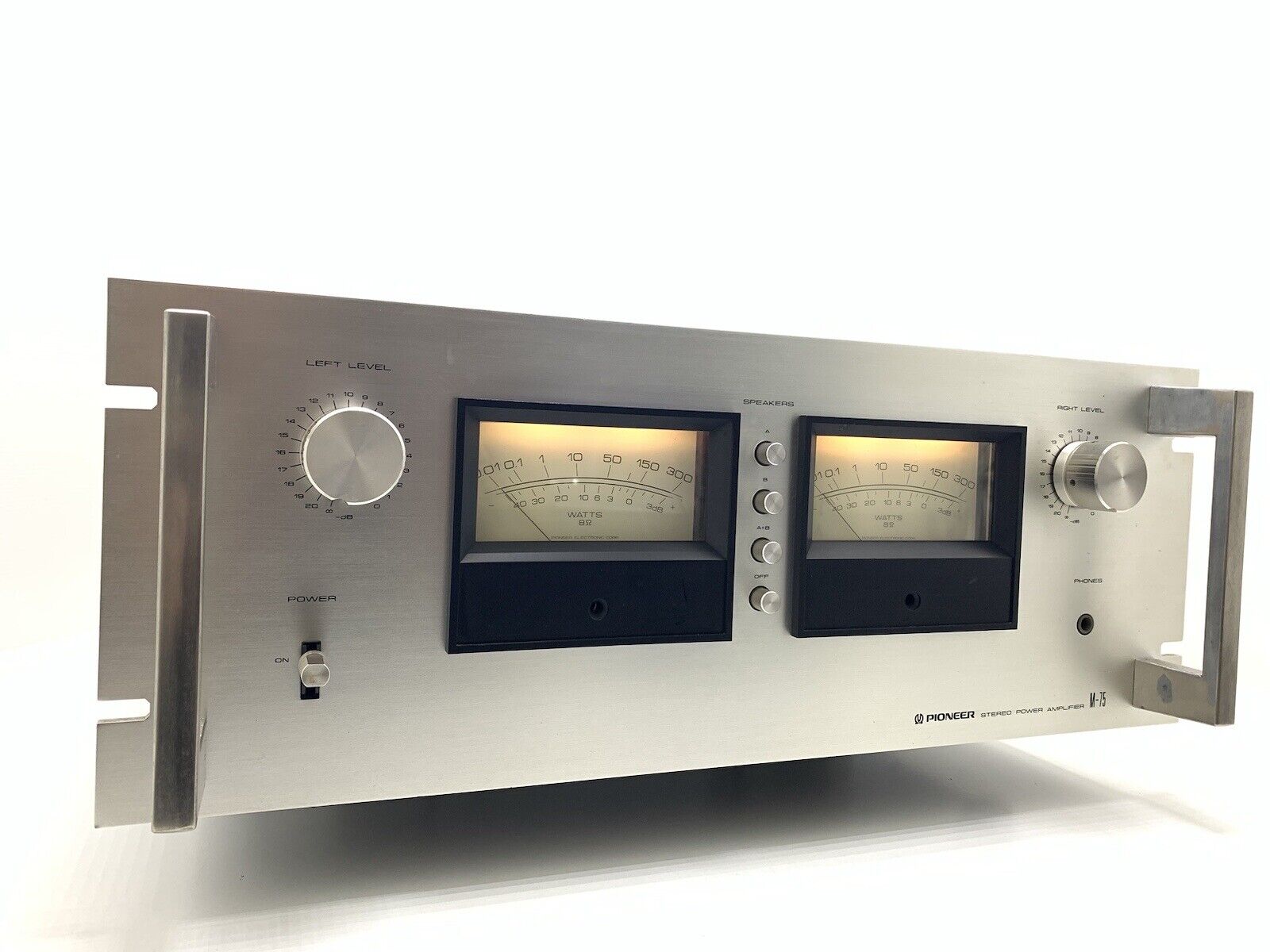 PIONEER M-75 / SPEC 4 Stereo Power Amplifier Vintage 1977 300Watts