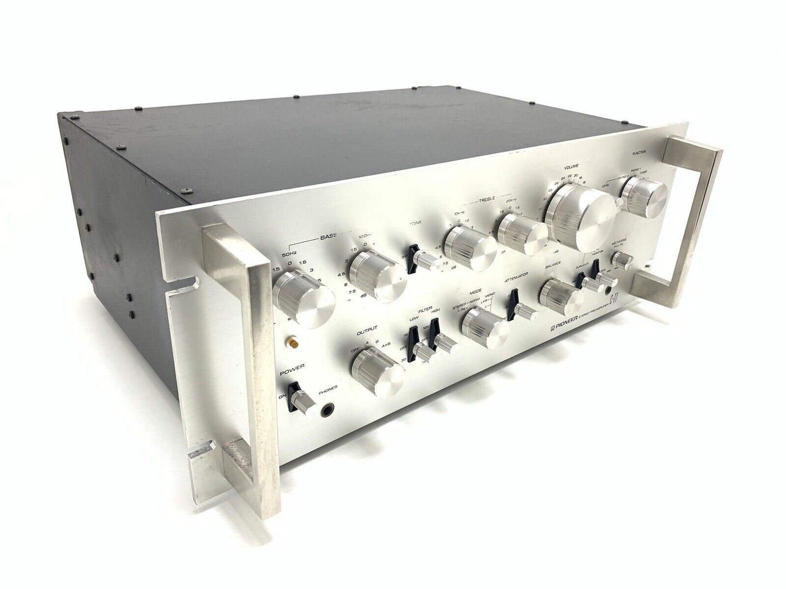 PIONEER C 77 SPEC 1 Stereo Pre Amplifier Vintage 1977 Work Refurbished Good Look