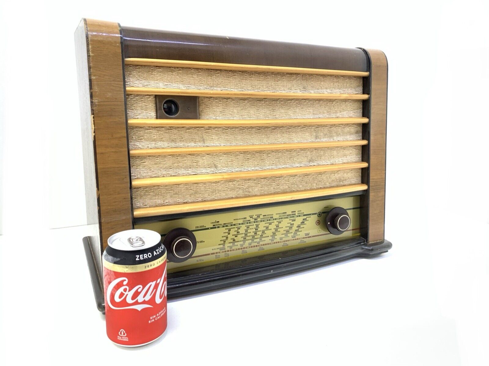 Radio PHILIPS S195A Original Vaccum Tube Vintage 1947 Working PERFECT Like New