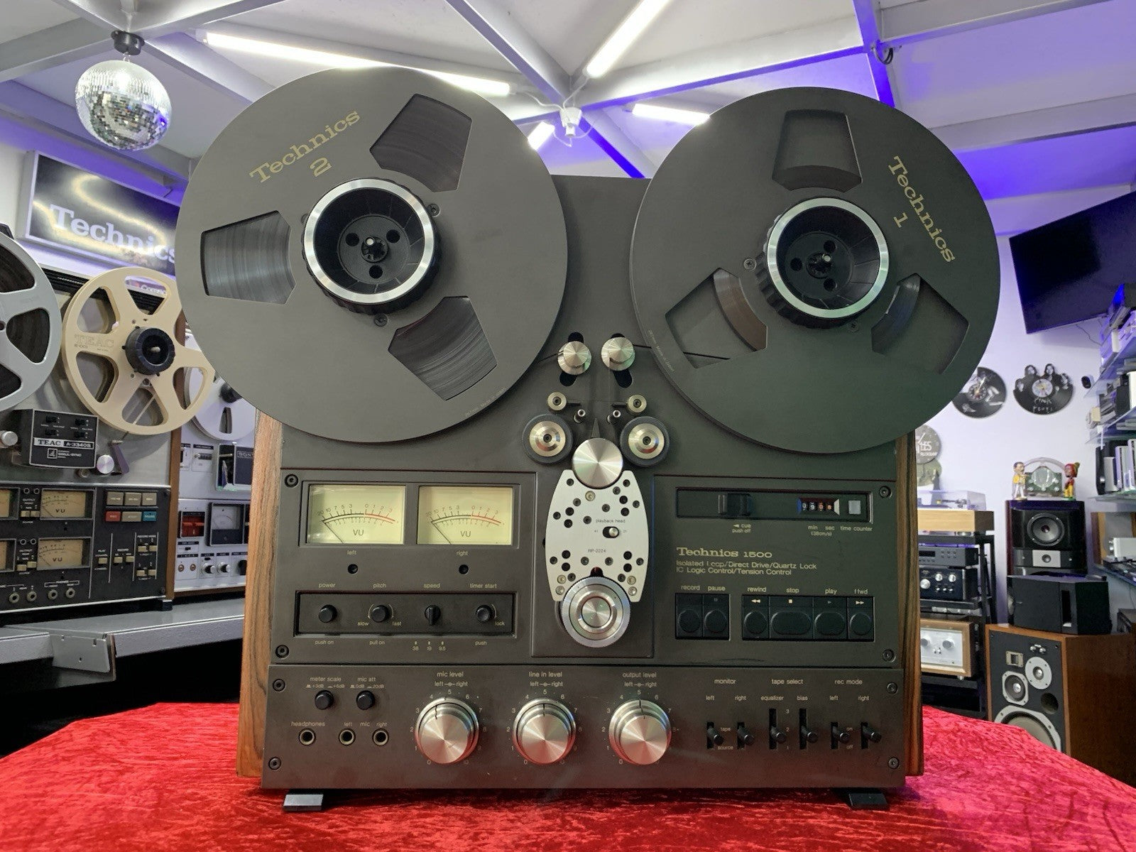 TECHNICS RS 1506U Magnétophone à bobine 2 et 4 pistes 10 pouces