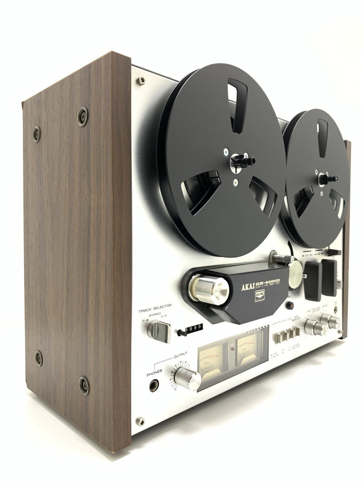 AKAI GX 4000D Reel to Reel Stereo 3Head 4 Track Tape Vintage 1976 WORK Good Look
