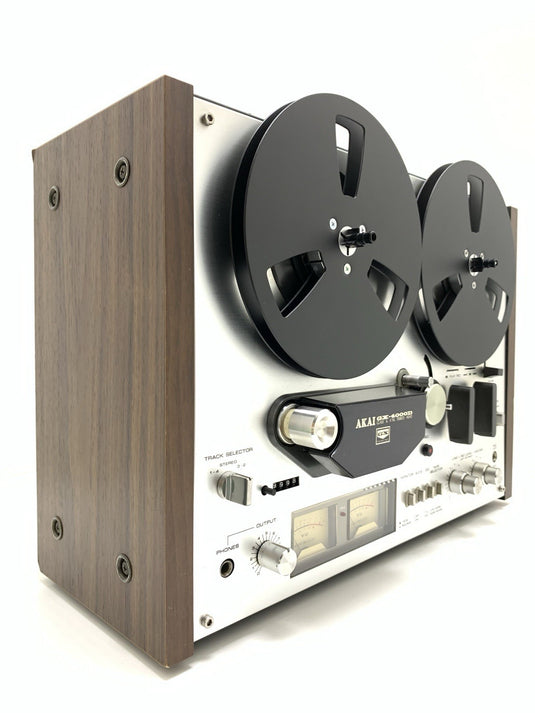 AKAI GX 4000D Reel to Reel Stereo 3Head 4 Track Tape Vintage 1976 WORK Good Look