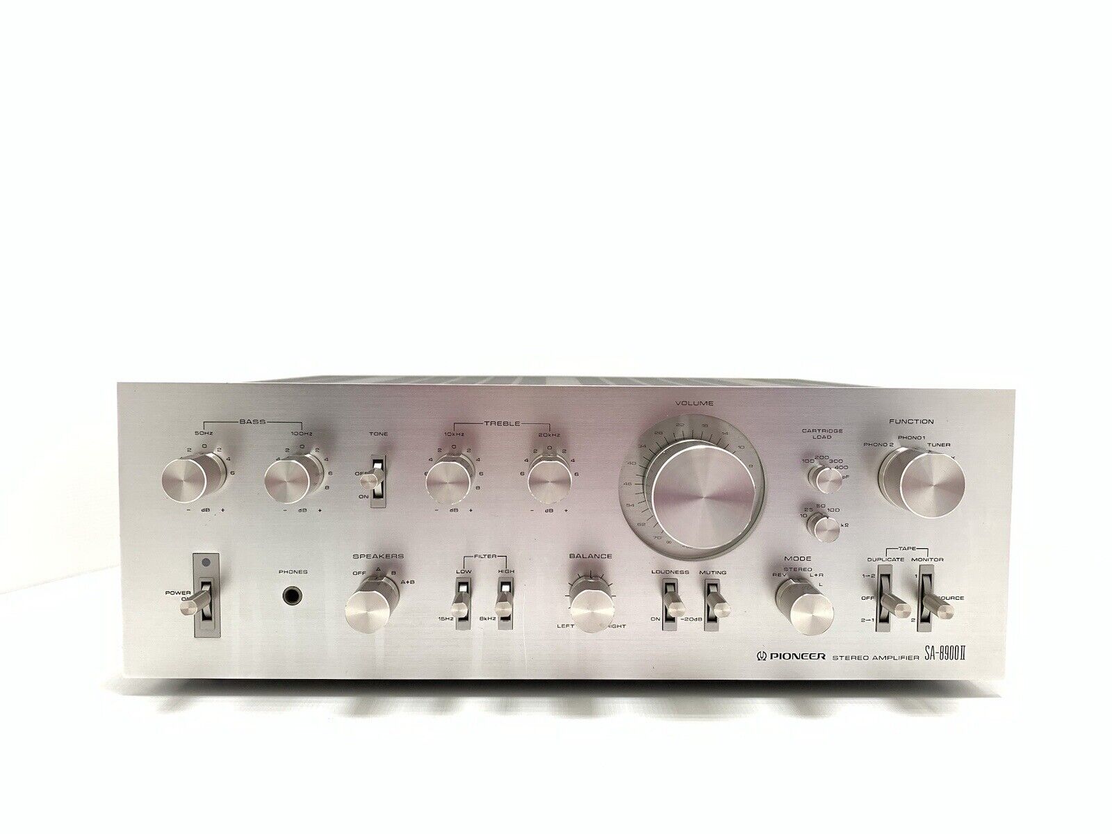 PIONEER SA-8900 II Stereo Amplifier 80+80 WRMS Vintage 1976 Work 220V Good Look