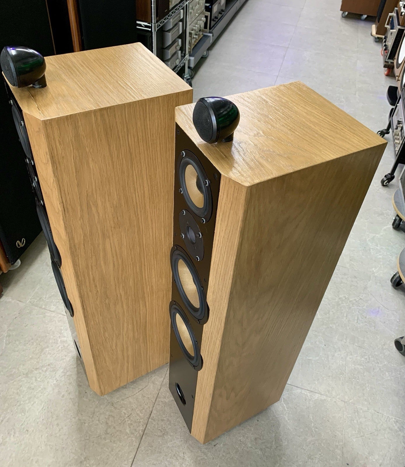 SONY SS X9ED High End Speakers 4 Way 250 Watts RMS Vintage 2000 WORK Good Look