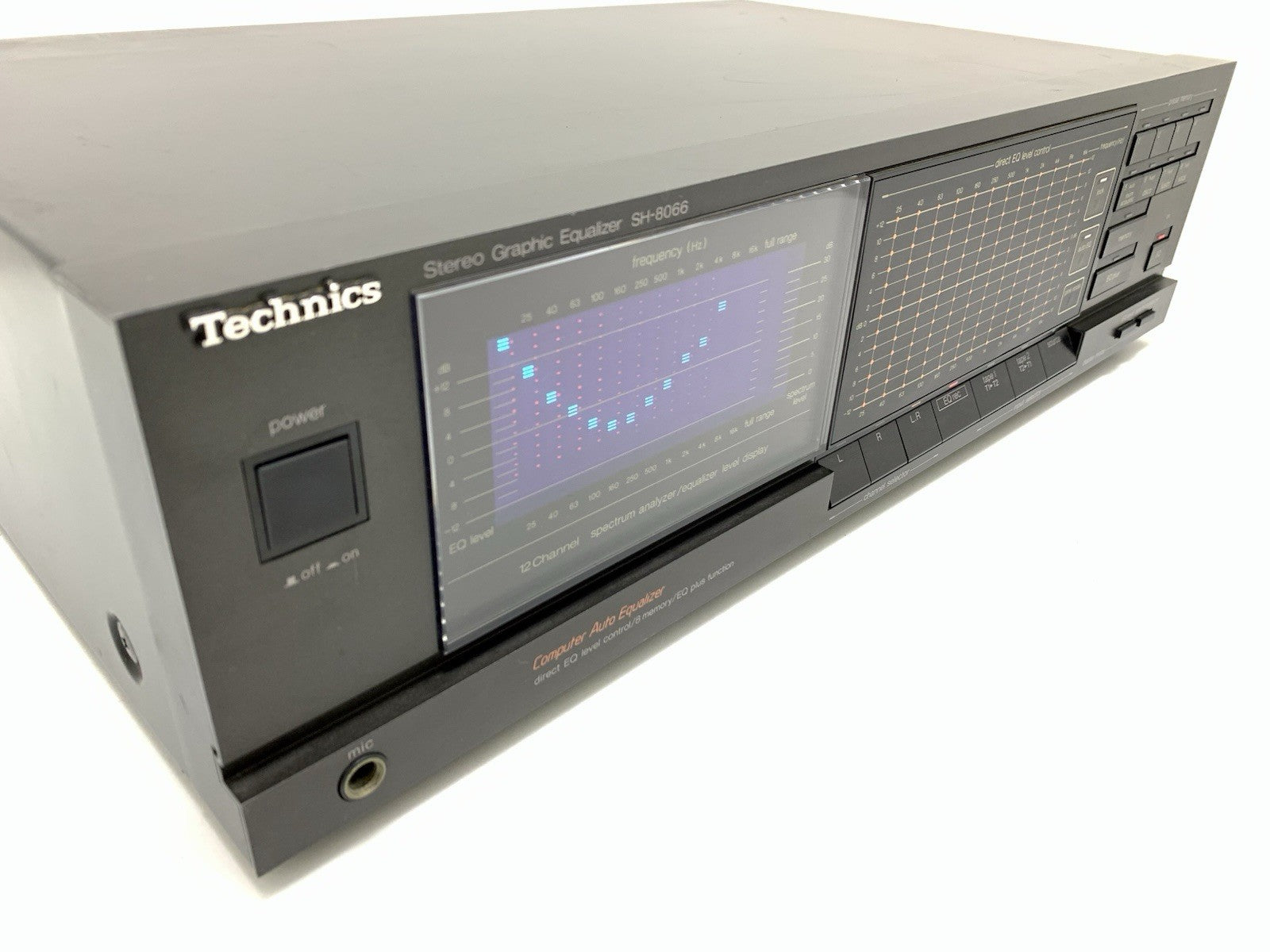 TECHNICS SH 8066 Stereo Graphic Equalizer Spectrum Analyzer Vintage 1984 GodLook