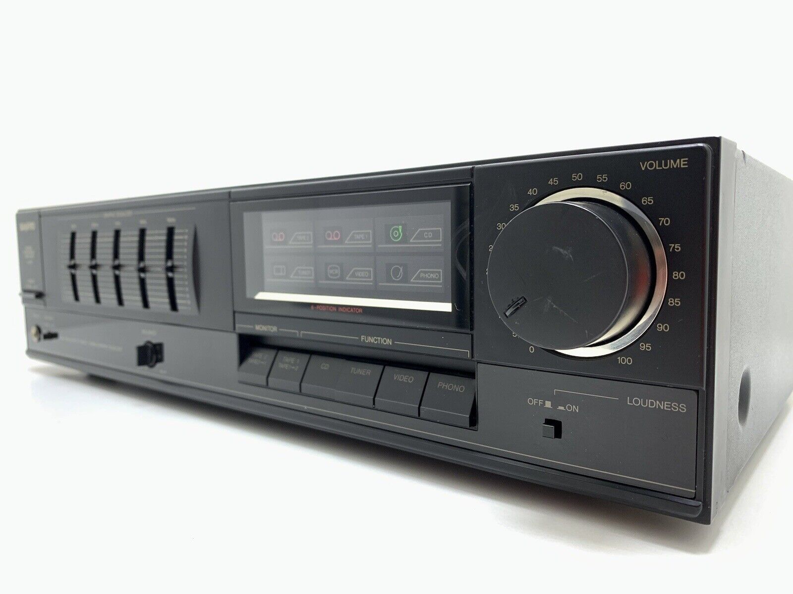 SANYO JA 289 Stereo Integrated Amplifier 25+25 Watts Vintage 1988 WORK Good Look