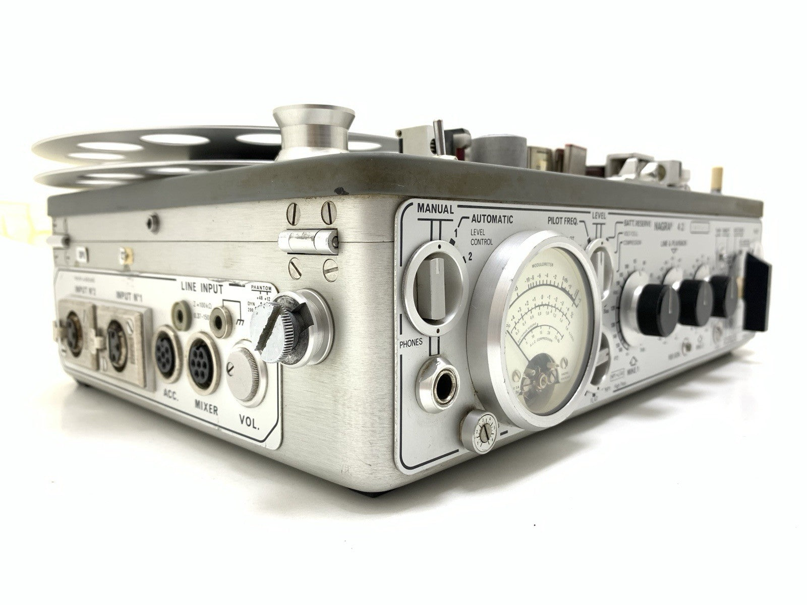NAGRA 4.2 Reel to Reel  7" Professional Tape 3 Head Vintage 1971 WORK Good Look