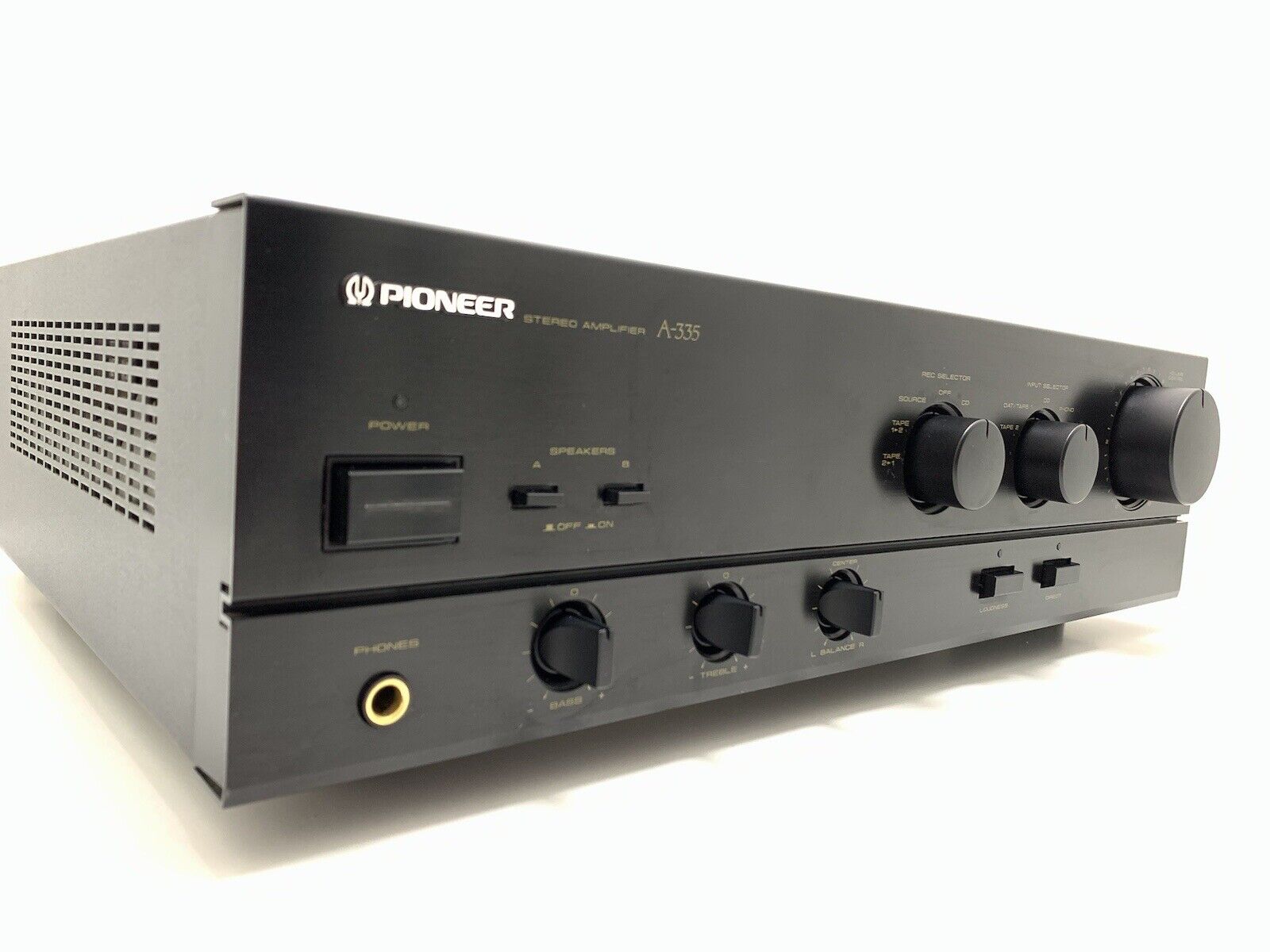 PIONEER A 335 Stereo Amplifier 40+40 Watts RMS Vintage 1989 Hi Fi WORK Good Look