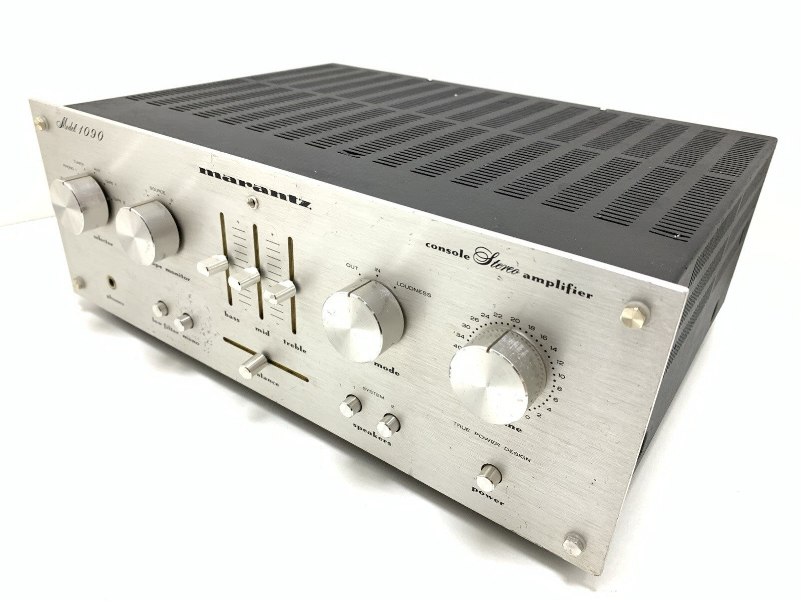 MARANTZ 1090 Stereo Integrated Amplifier 45+44 W RMS Vintage 1977 WORK Good Look