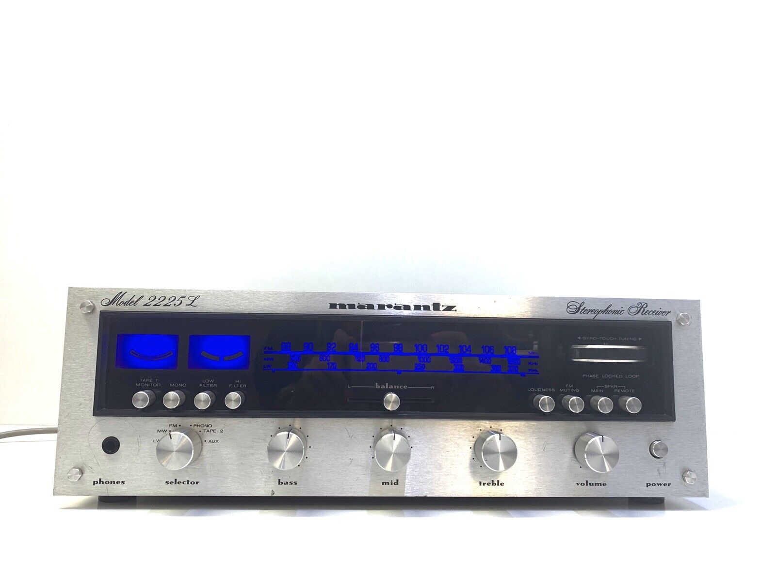 MARANTZ 2225L Stereo Receiver 50Watts RMS Vintage 1976 RARE REFURBISHED GoodLook