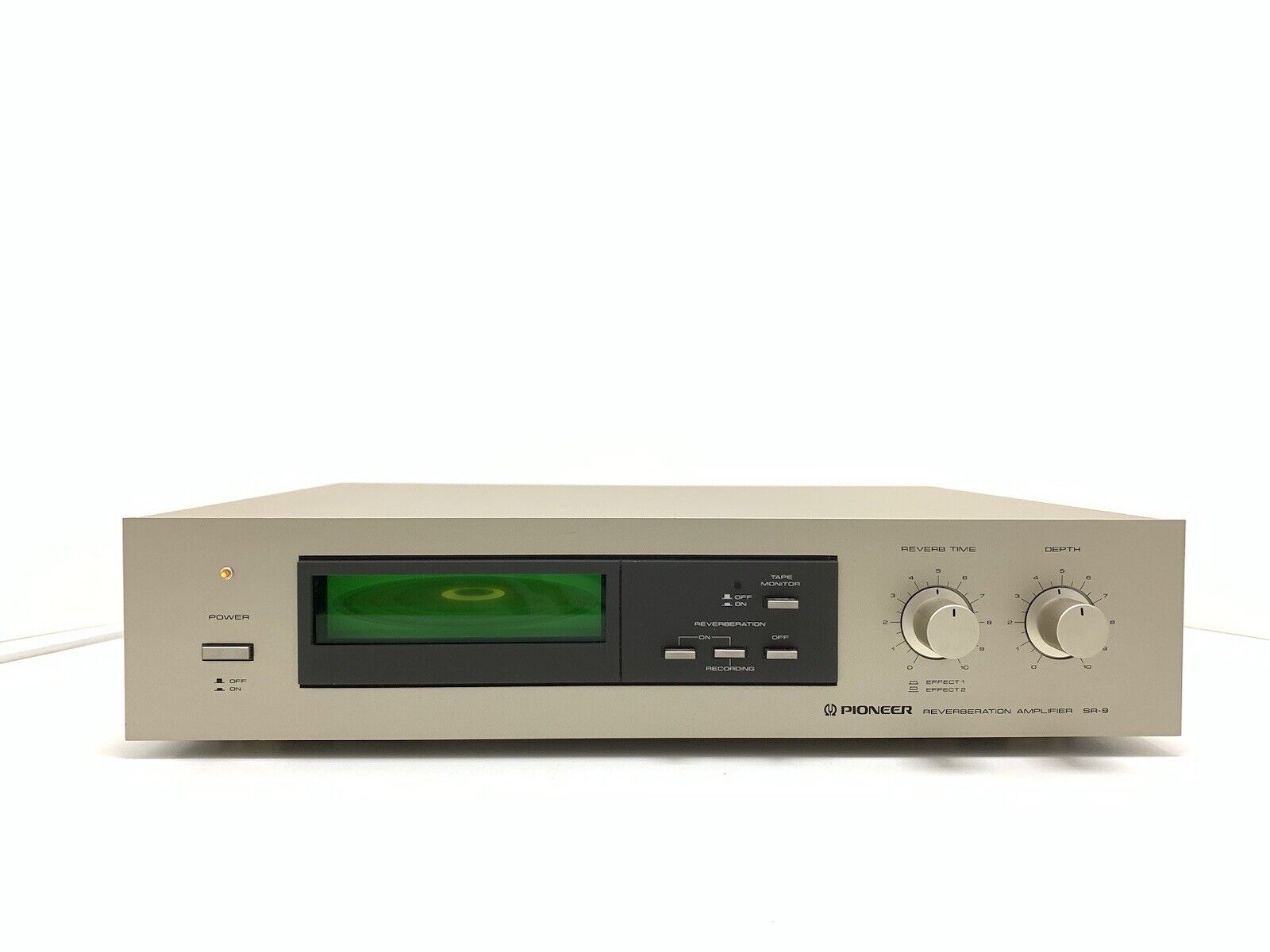 PIONEER Stereo REVERBERATION AMPLIFIER SR-9 Vintage 1982 WORK Perfect Good Look