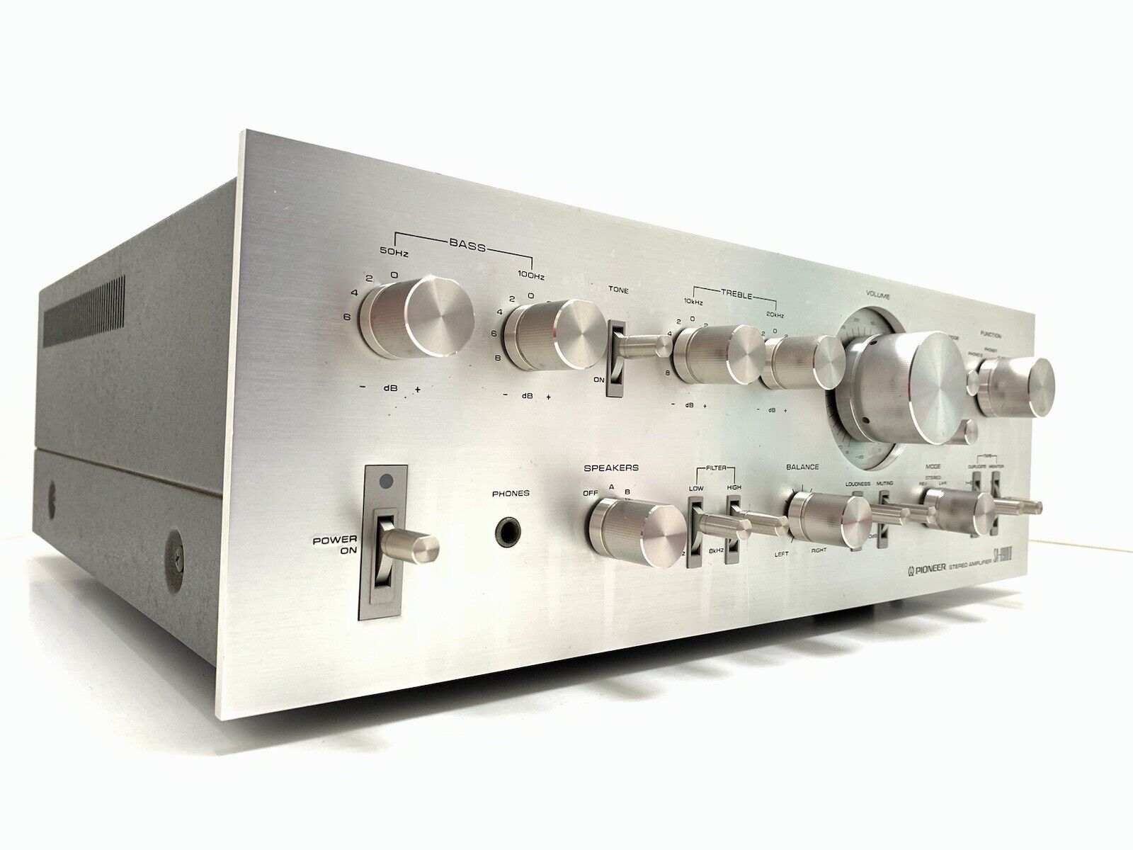 PIONEER SA-8900 II Stereo Amplifier 80+80 WRMS Vintage 1976 Work 220V Good Look