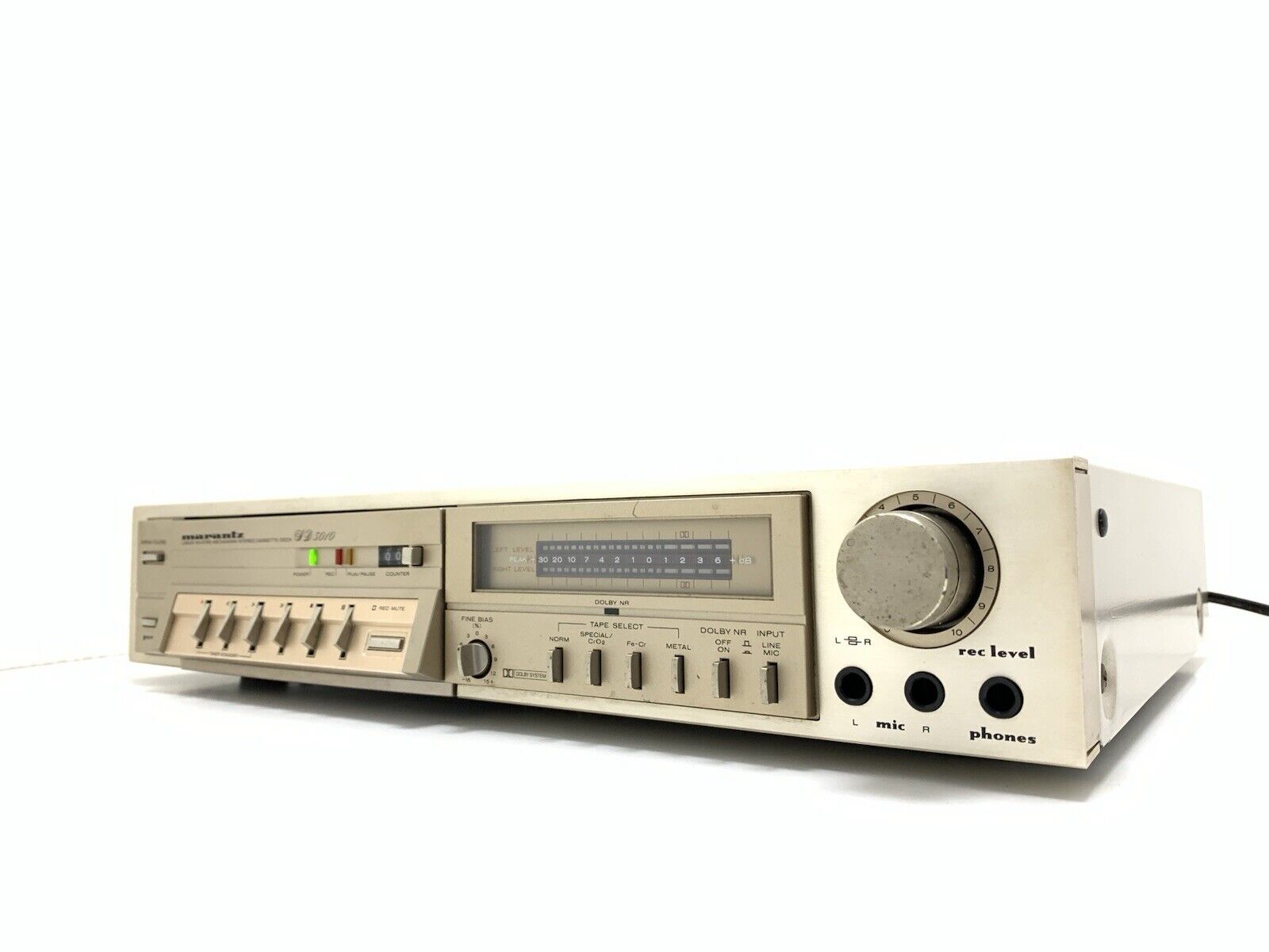 MARANTZ SD 5010 Stereo Cassette Deck 2 Head Vintage 1980 High End WORK Good Look