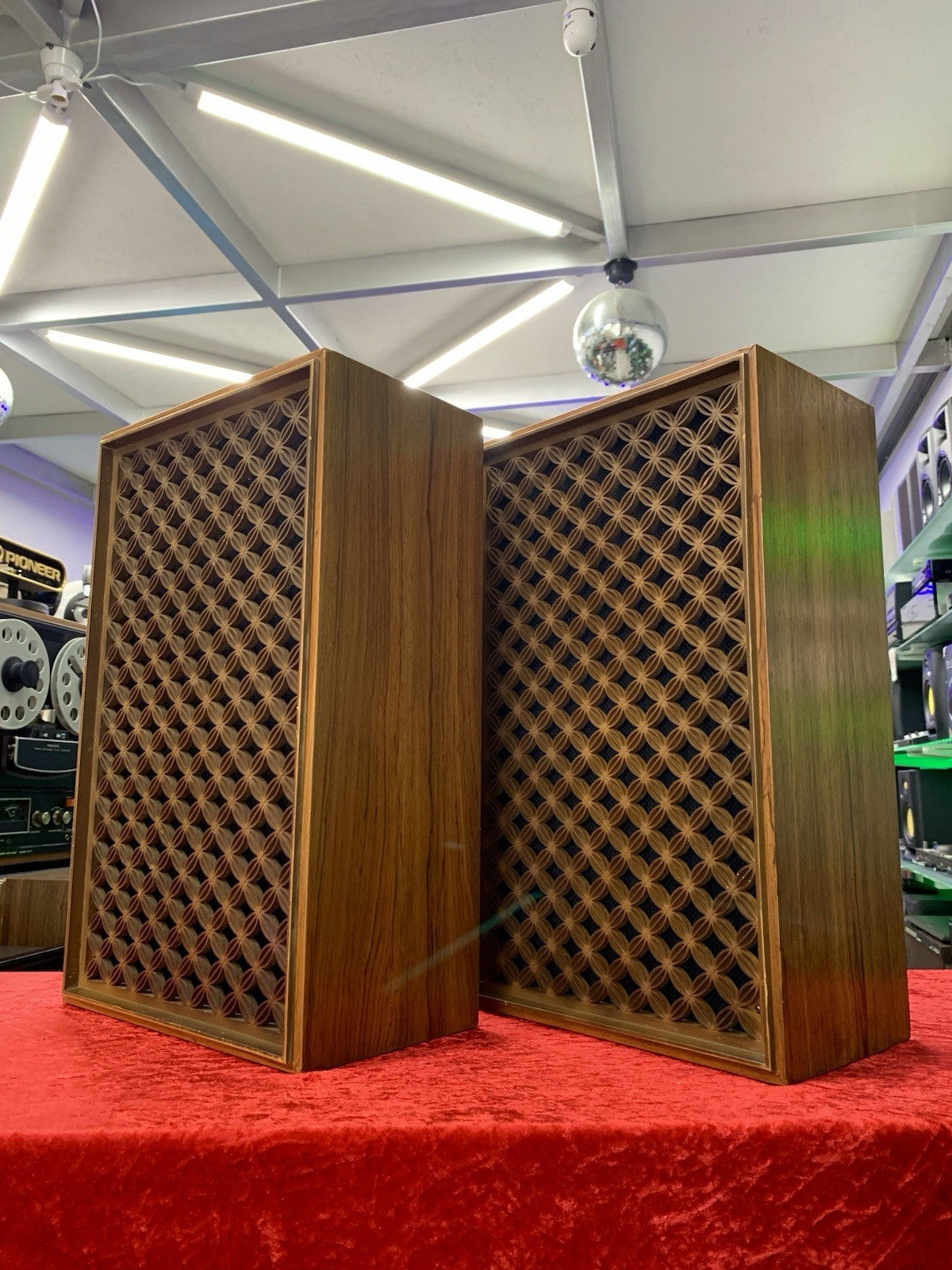 NATIONAL PANASONIC SB 123F Original Speakers 2 Way Vintage 1973 Work Good Look