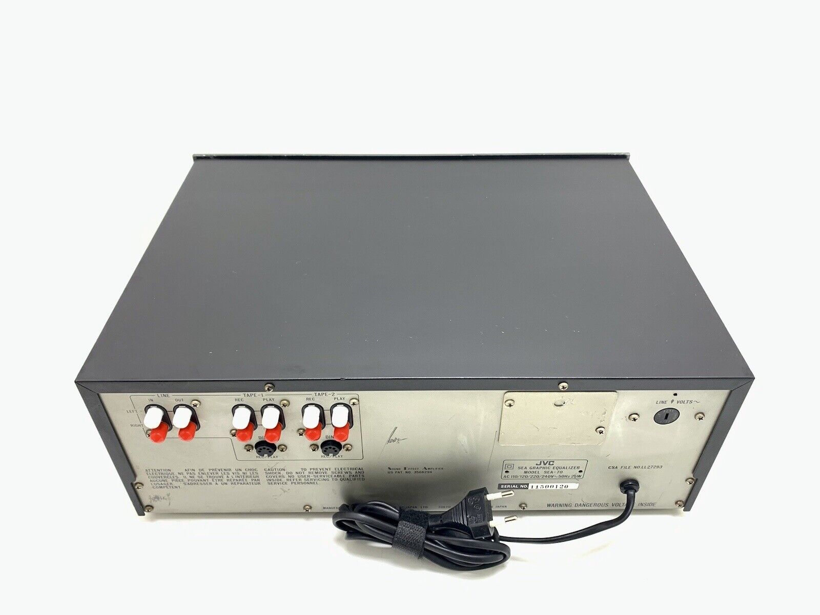 JVC SEA 70 Stereo Graphic Equalizer 12 Bands Hi End Vintage 1980 Work Good Look