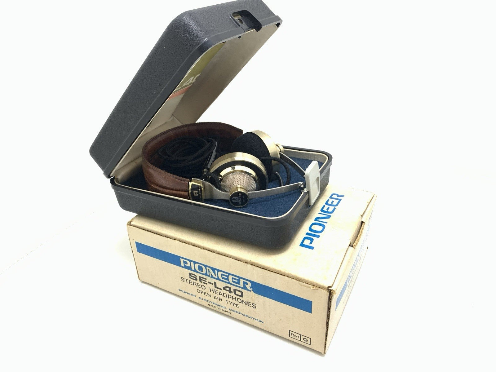 PIONEER SE-L40 Rare Headphones Original Box Vintage 1972 Good Look Work Perfect