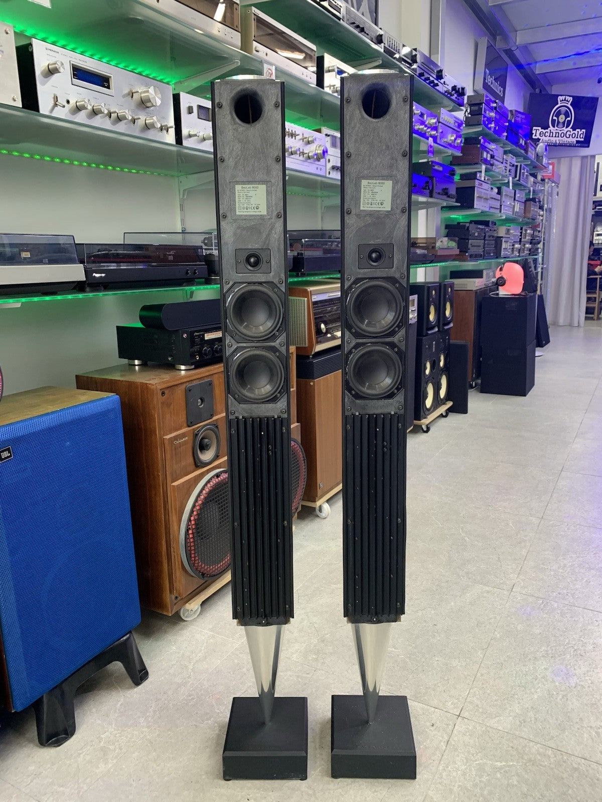 Bang Olufsen B&o BEOLAB 8000 Vintage Active Speaker 2 Way 125WRMS Work Good Look