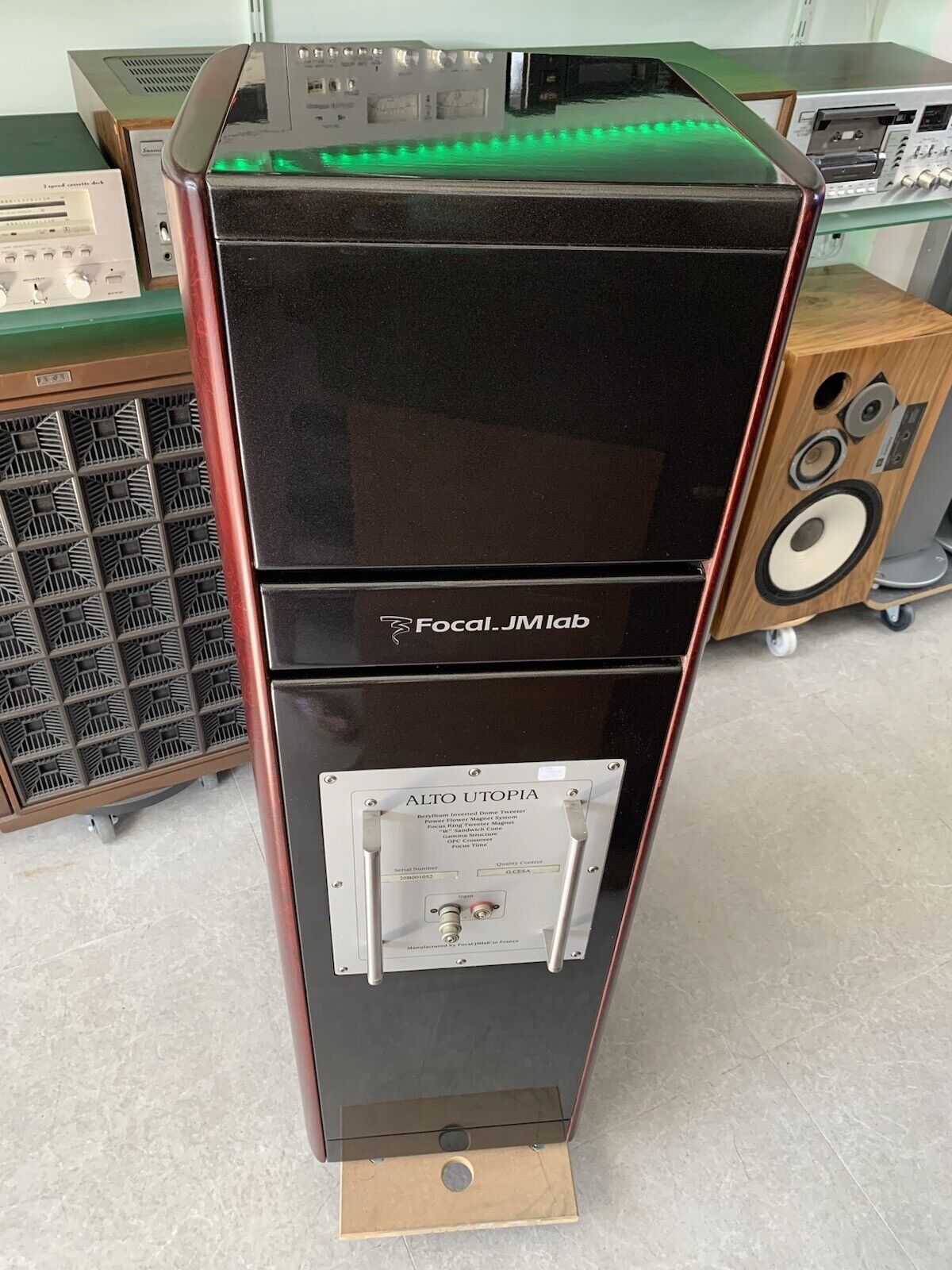 JM FOCAL Lab ALTO UTOPIA High End Speaker Only ONE Unit For Repair Or Refurbish