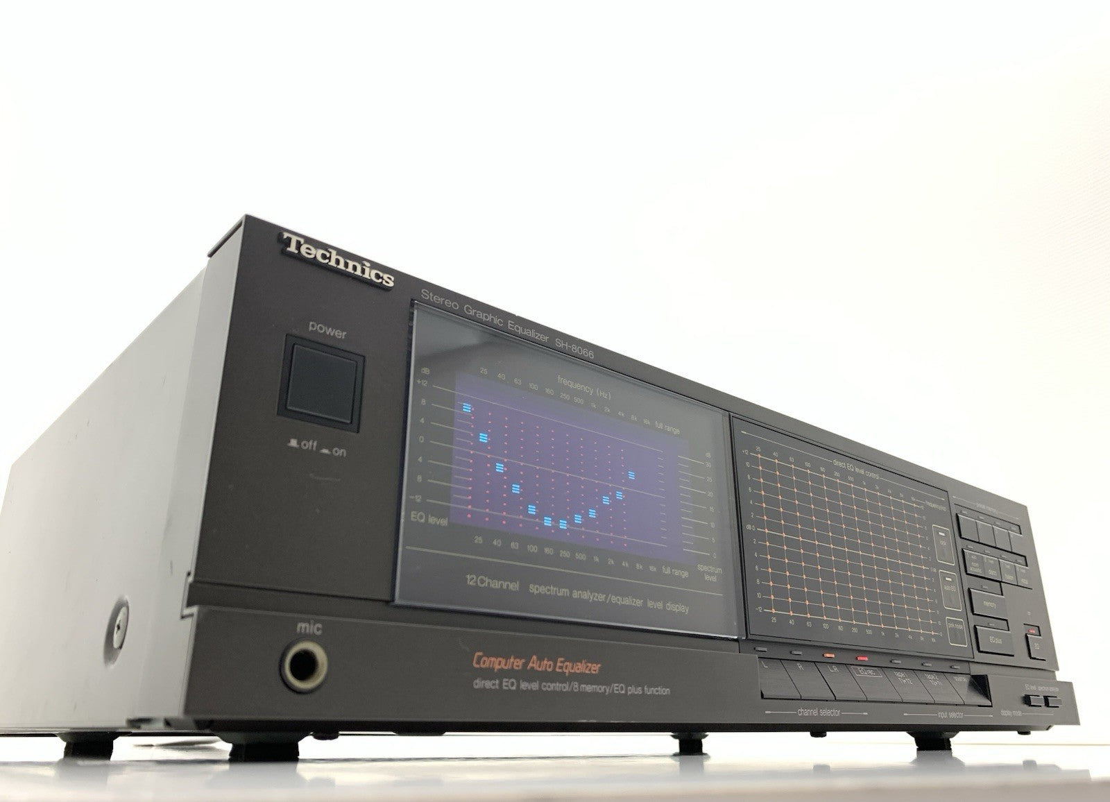 TECHNICS SH 8066 Stereo Graphic Equalizer Spectrum Analyzer Vintage 1984 GodLook