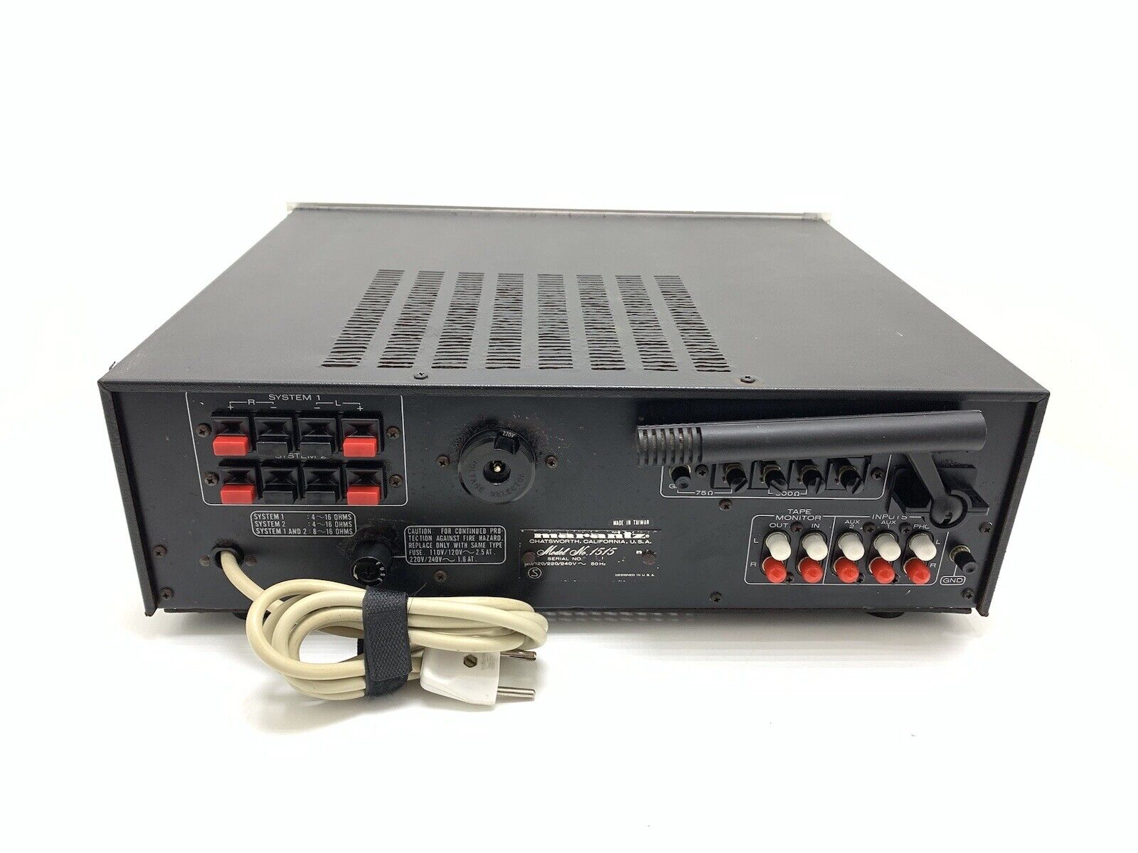 MARANTZ 1515 Stereo Receiver 30Watts RMS Vintage 1978 WORK Refurbished Good Look