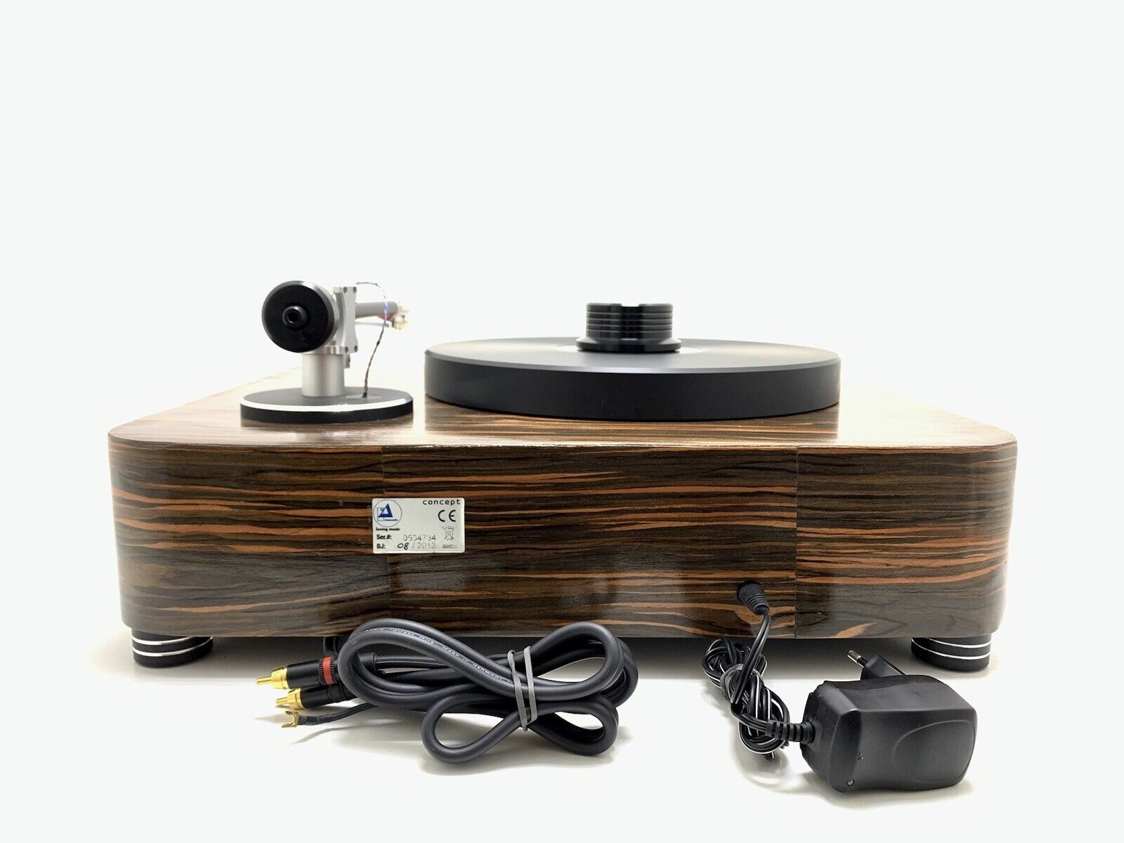 CLEARAUDIO Concept EXCLUSIVE Record Player Turntable Palo Sandro Wood LIKE NEW