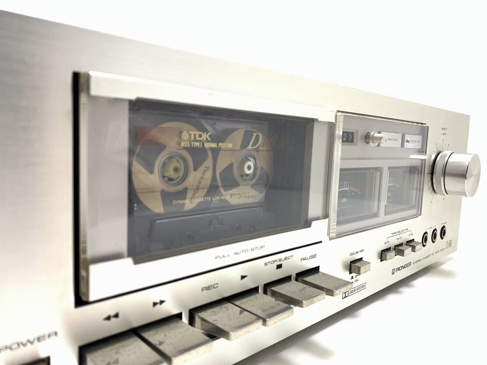 PIONEER CT-506 Stereo Cassette Tape Deck 2 Head Vintage 1978 WORK Good Look