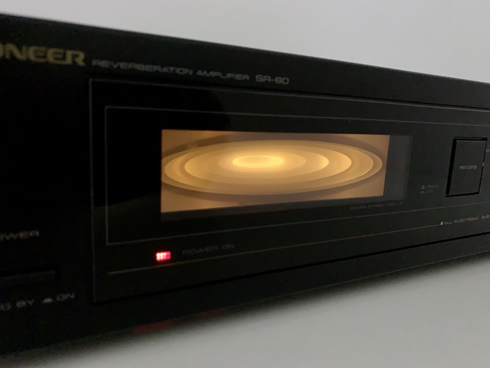 PIONEER Stereo REVERBERATION AMPLIFIER SR-60 Vintage 1984 Work PERFECT Good Look