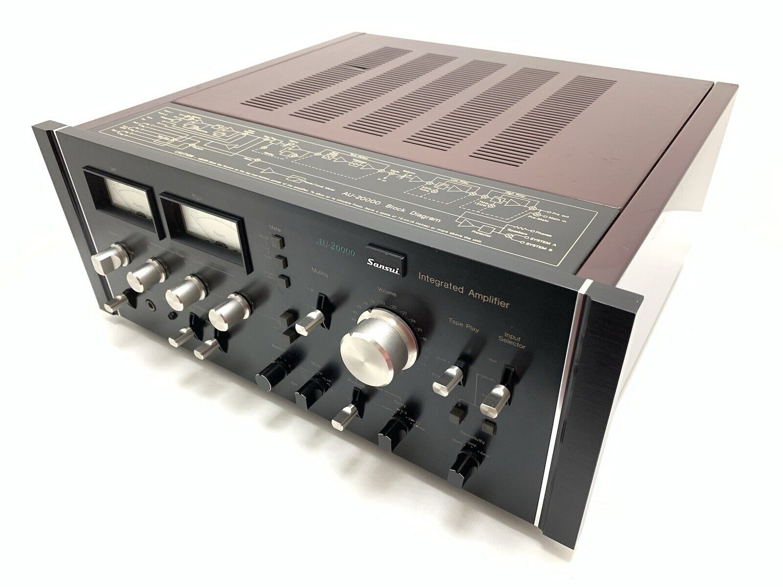 SANSUI AU 20000 Integrated Stereo Amplifier 170+170 WRMS Vintage 1975 LIKE NEW