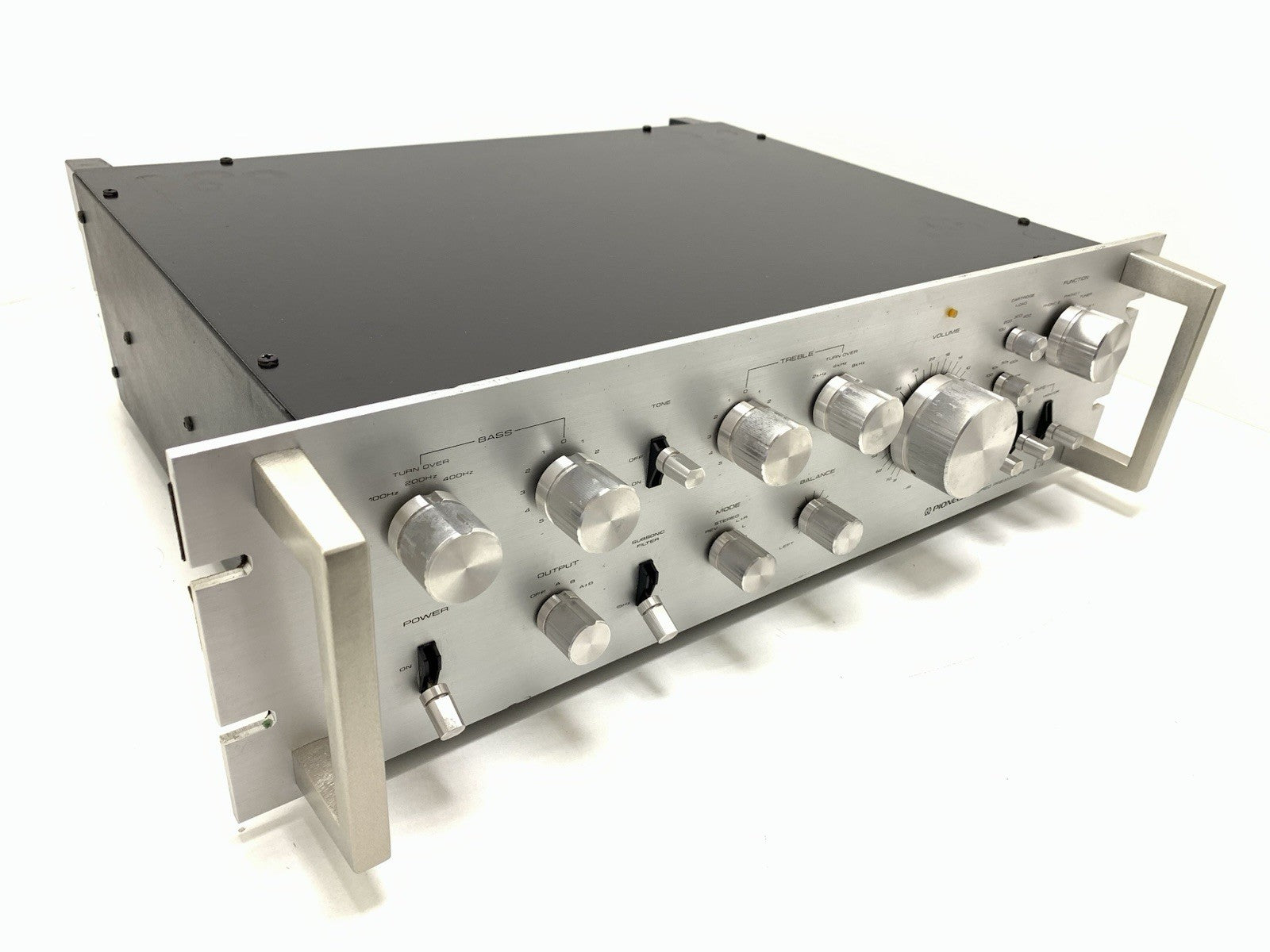 PIONEER C 73 SPEC Stereo Pre Amplifier Vintage 1980 Work Refurbished Good Look