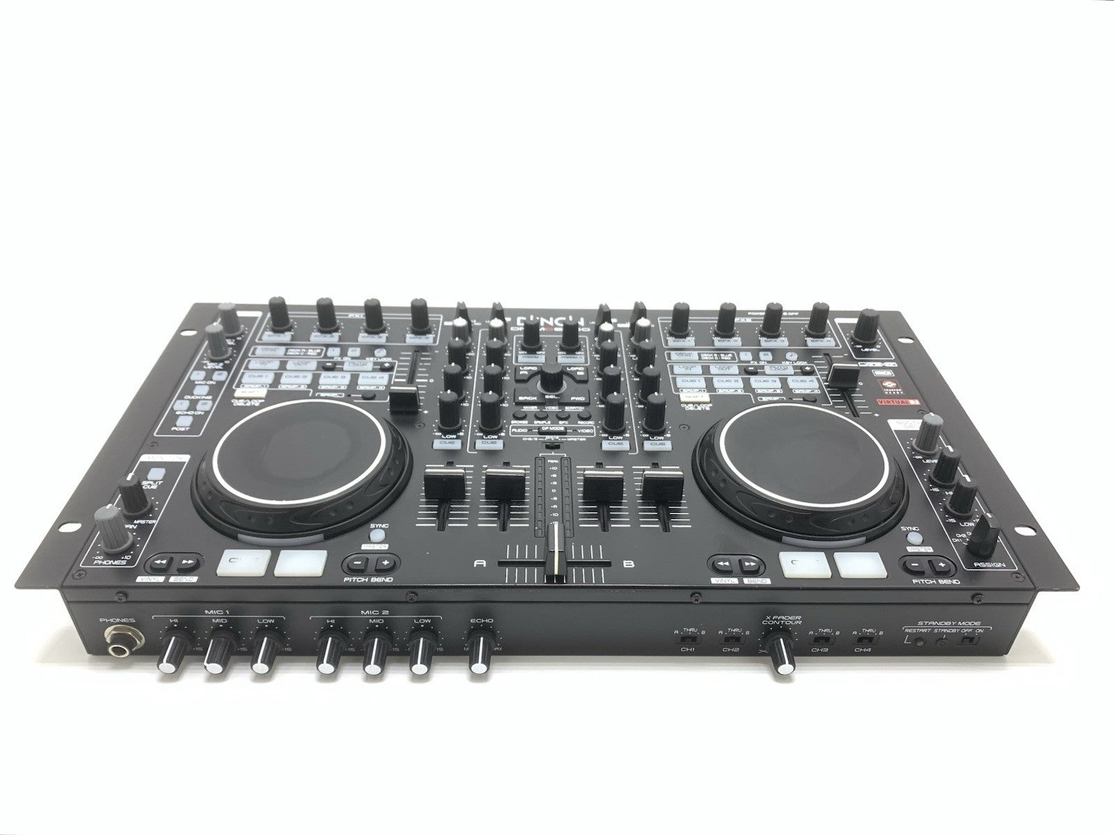 DENON DN MC6000 Professional PRO MIXER  DJ MIDI Controller +Case WORK Good Look