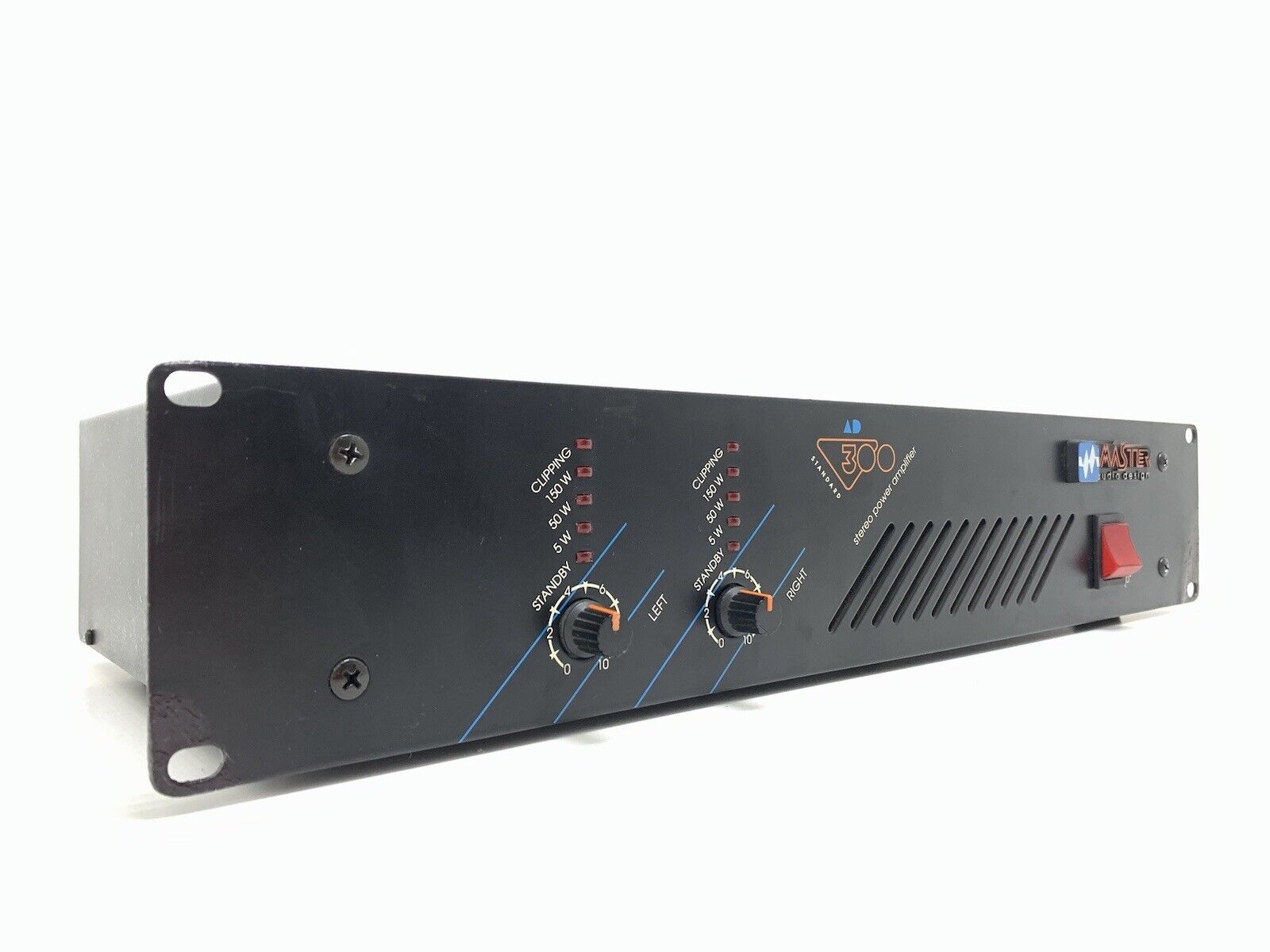 MASTER AUDIO DESIGN AD 300 Power Amplifier 2 X 150 Watts RMS Vintage GOOD LOOK