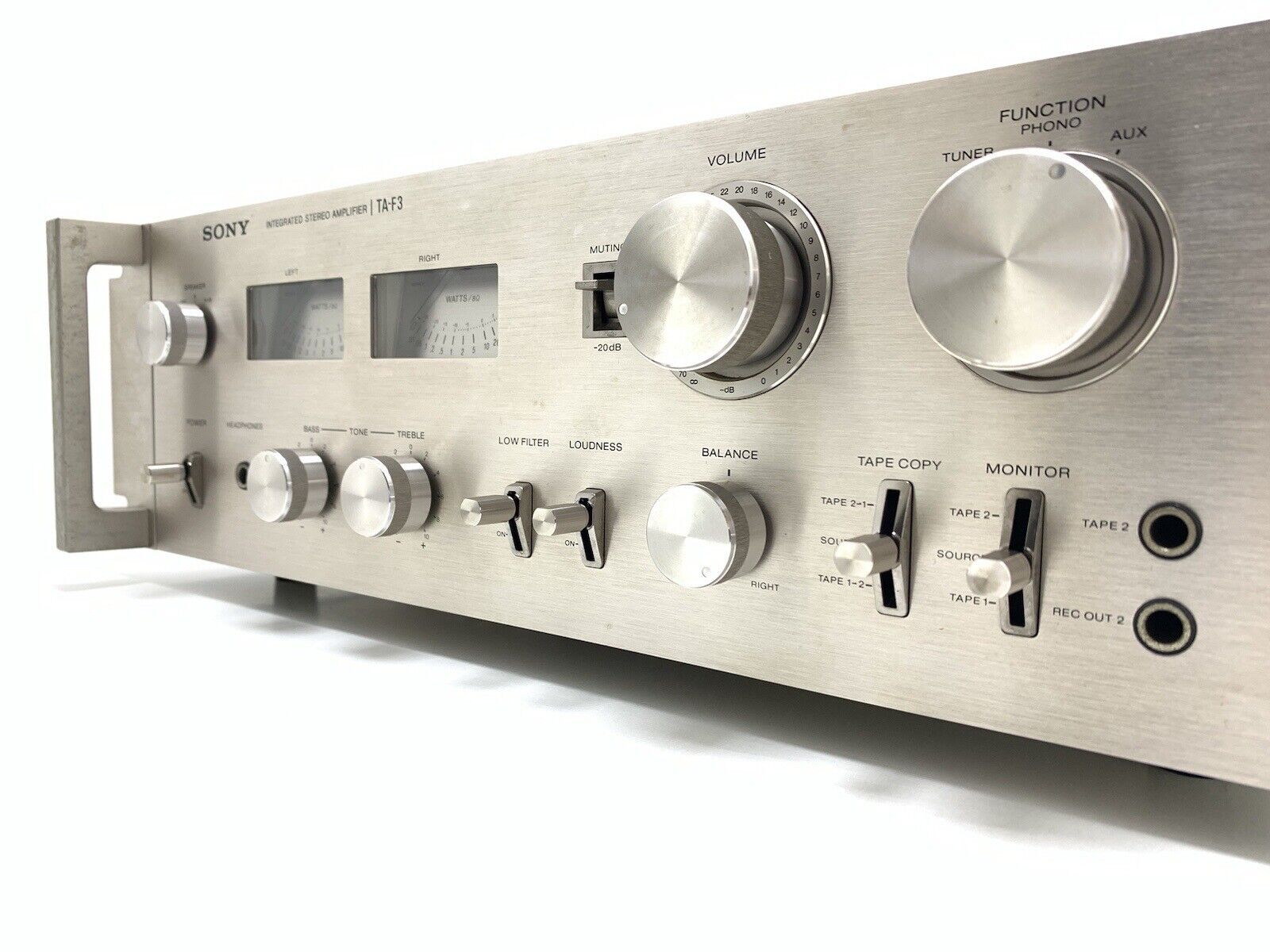 SONY TA-F3 Integrated Stereo Amplifier 100 Watts RMS Vintage 1977 HiFi Good Look