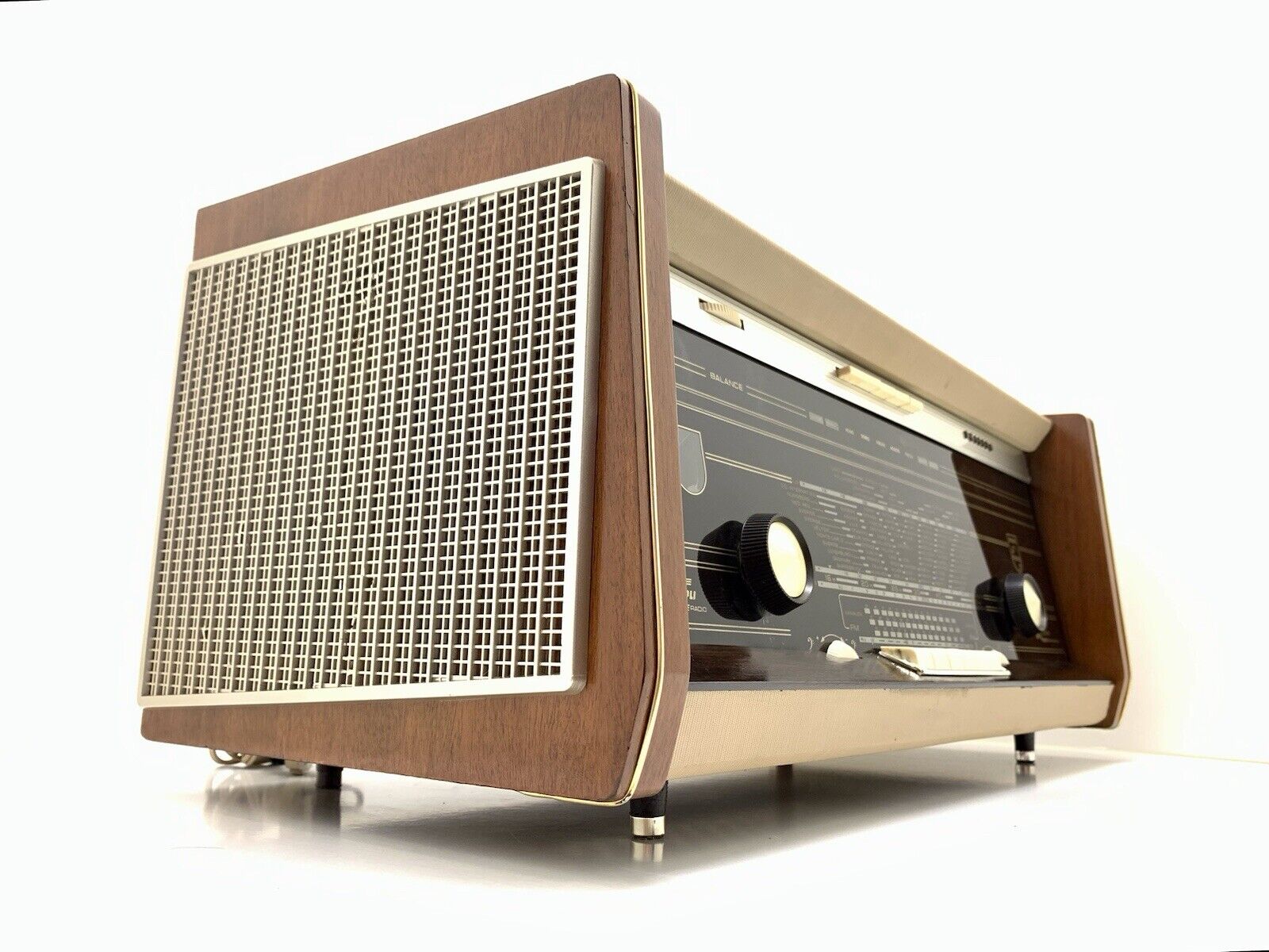Radio PHILIPS B6X94A Eindhoven tubes FM Vaccum Tube Vintage 1959 WORK Good Look