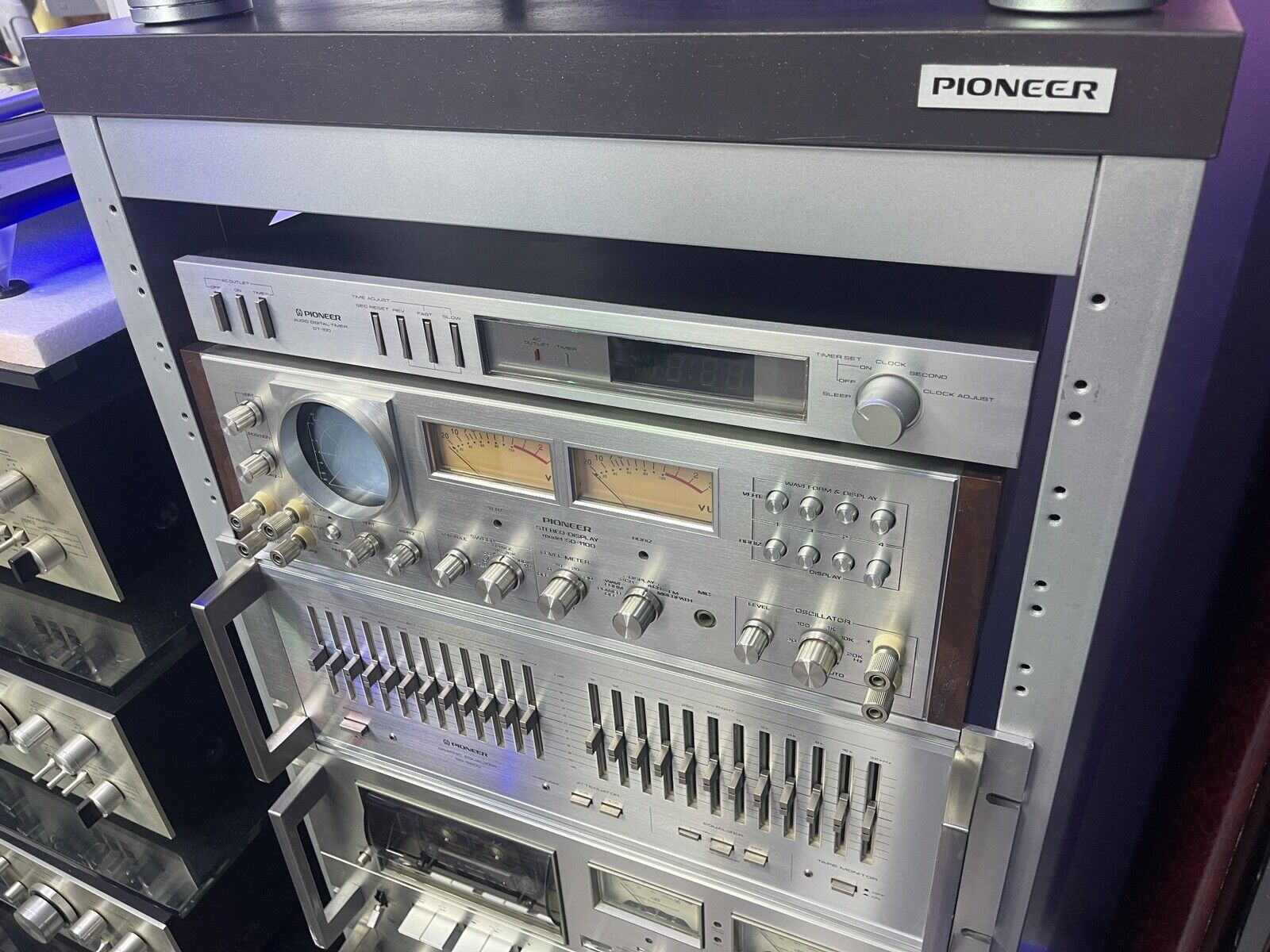 ORIGINAL** PIONEER JA-R2S Spec HiFi Audio Rack!! For restoration as ORIGINAL** PIONEER JA-R2S Spec HiFi Audio Rack!! For restoration as