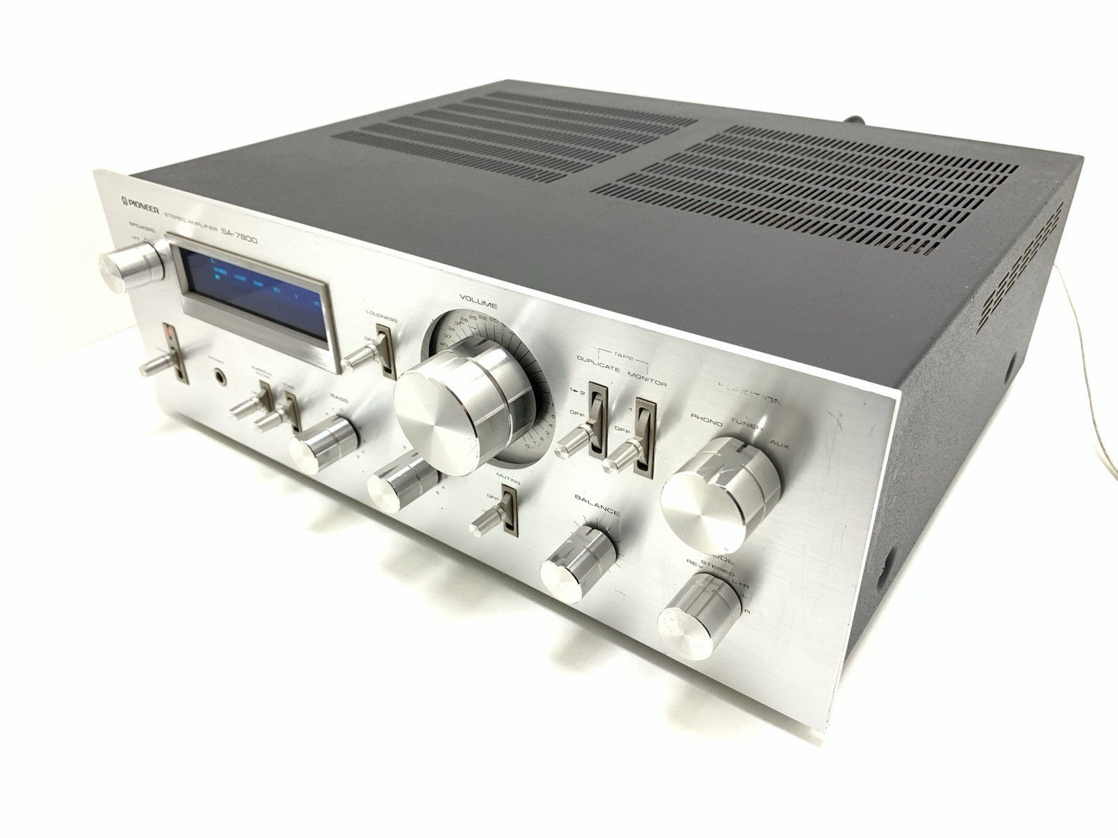 PIONEER SA-7800 Stereo Amplifier 65+65W RMS Vintage 1979 Blue LINE Work GoodLook